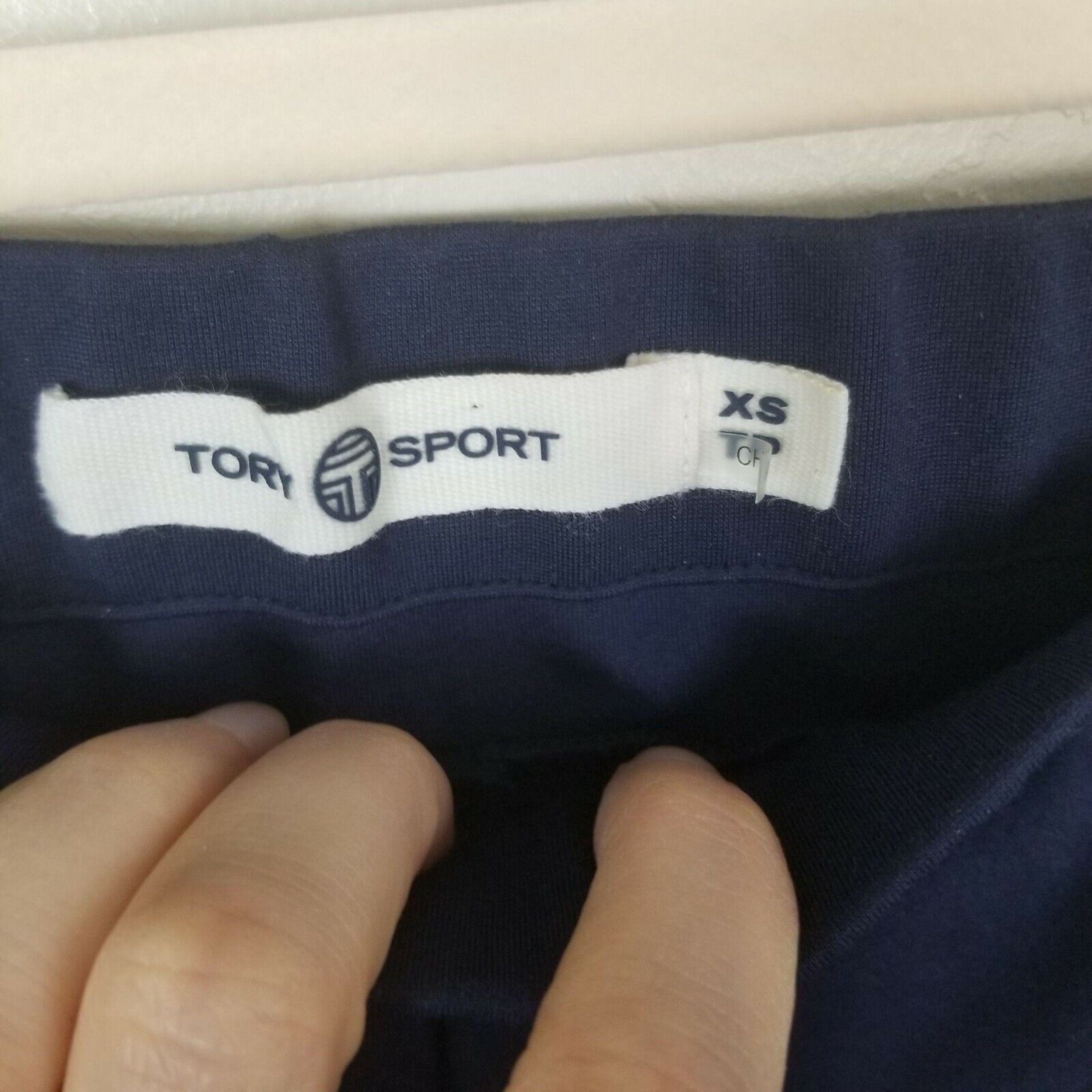 Tory Burch Tory Burch Sport Womens Pull On Pants Stretch Size XS Navy Size 26" / US 2 / IT 38 - 4 Thumbnail