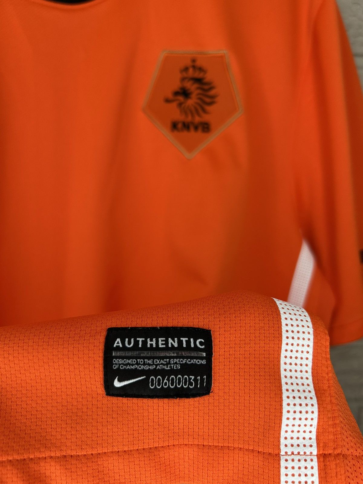 Nike Nike Netherlands National Team 2010 Home Jersey Size US XL / EU 56 / 4 - 9 Thumbnail