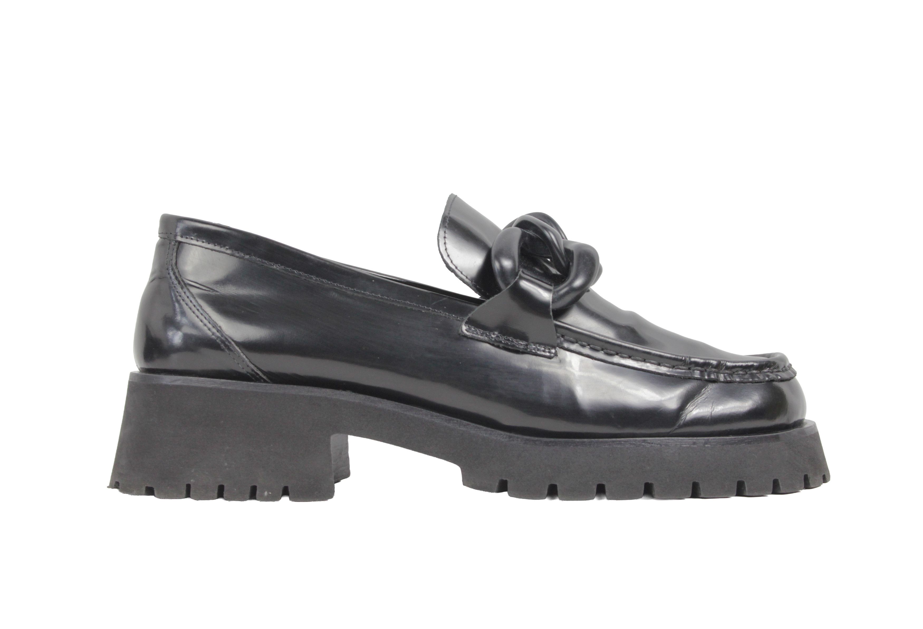 Japanese Brand Poesie Veneziane Ultra Light Chain Application Loafers Size US 10 / IT 40 - 2 Thumbnail