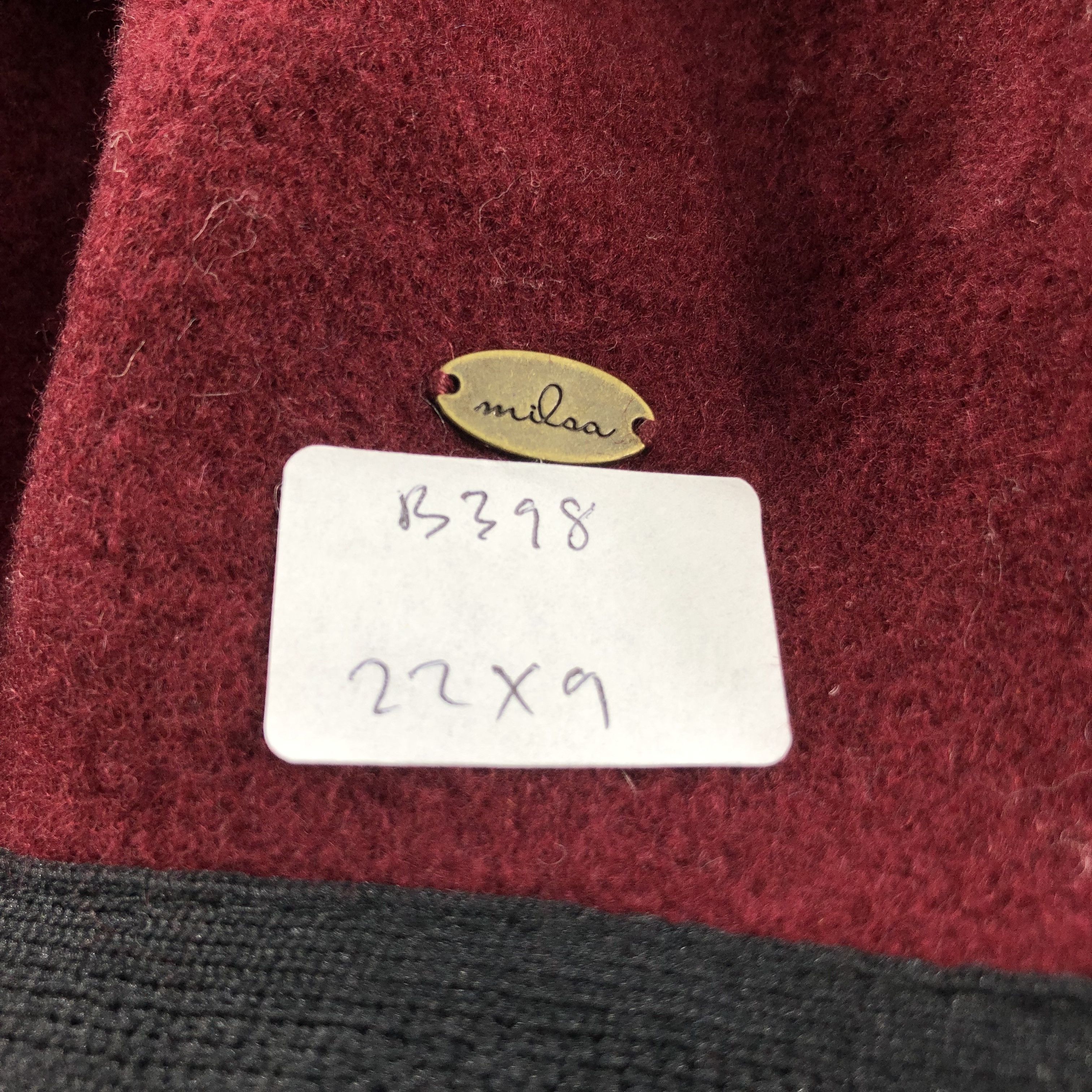 Vintage Milsa Maroon Wool Beret Cap Beanie Snowcap Snow Hat B398 Size ONE SIZE - 9 Thumbnail