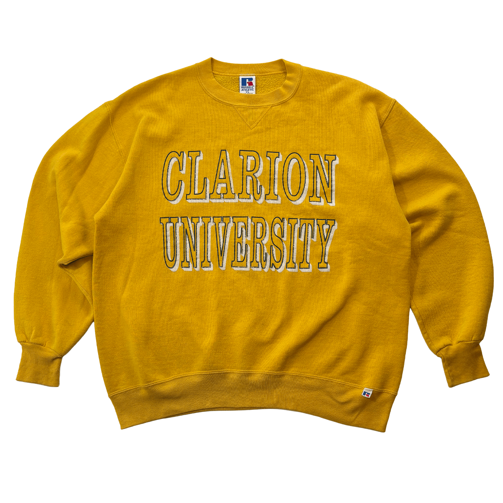 Vintage Vintage Russel Crewneck Clarion Uni Made In USA Size US XL / EU 56 / 4 - 1 Thumbnail