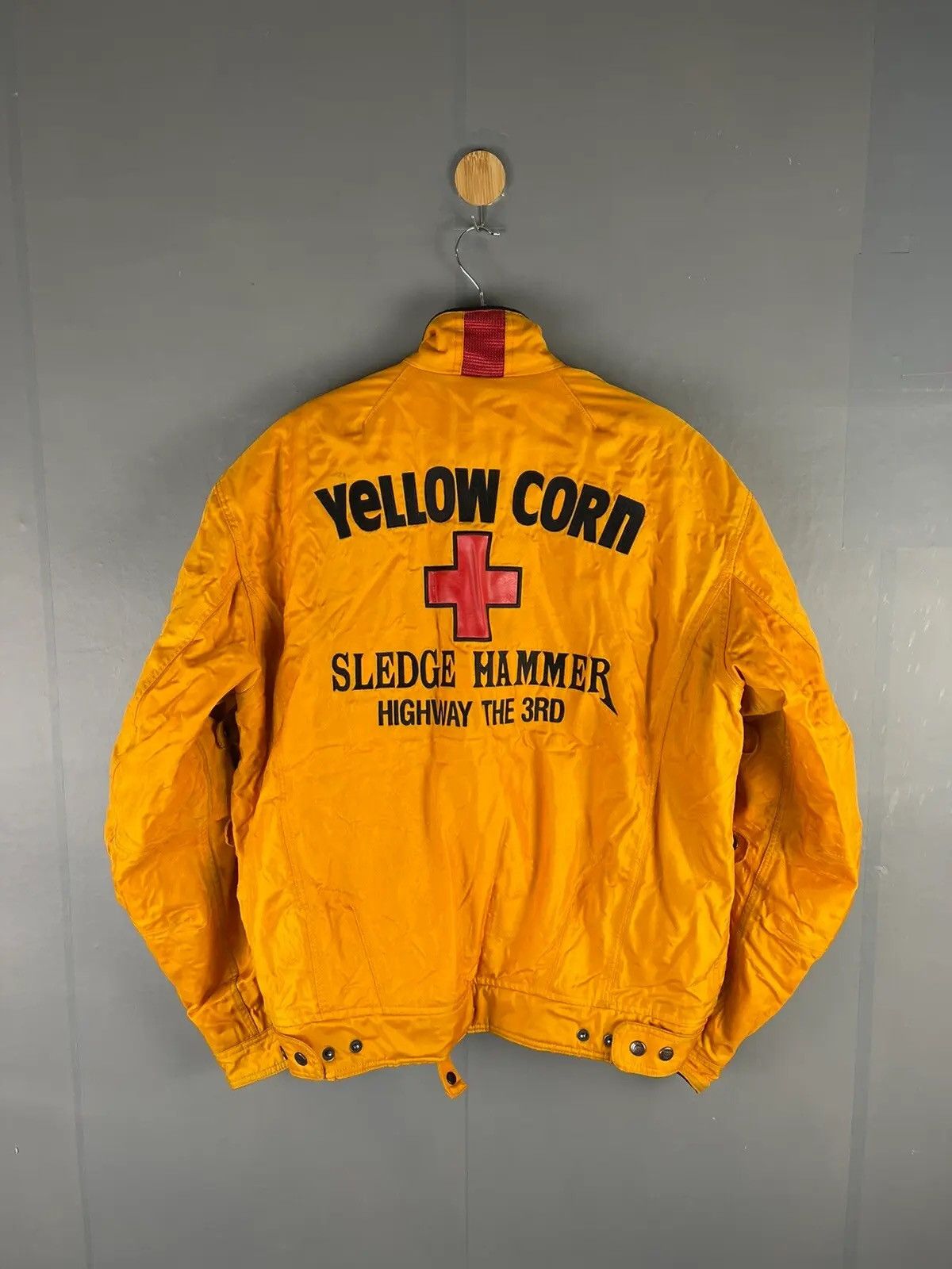 Racing × Vintage × YELLOW CORN Vtg YELLOW CORN Sledge Hammer