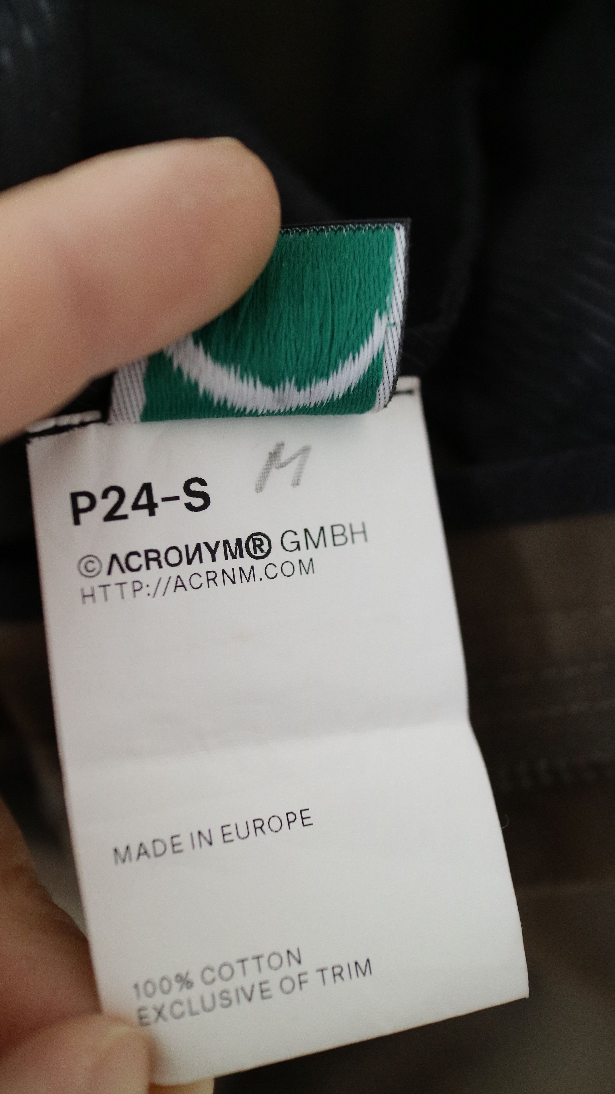 Acronym Acronym SS'17 P24-S Size US 32 / EU 48 - 5 Thumbnail
