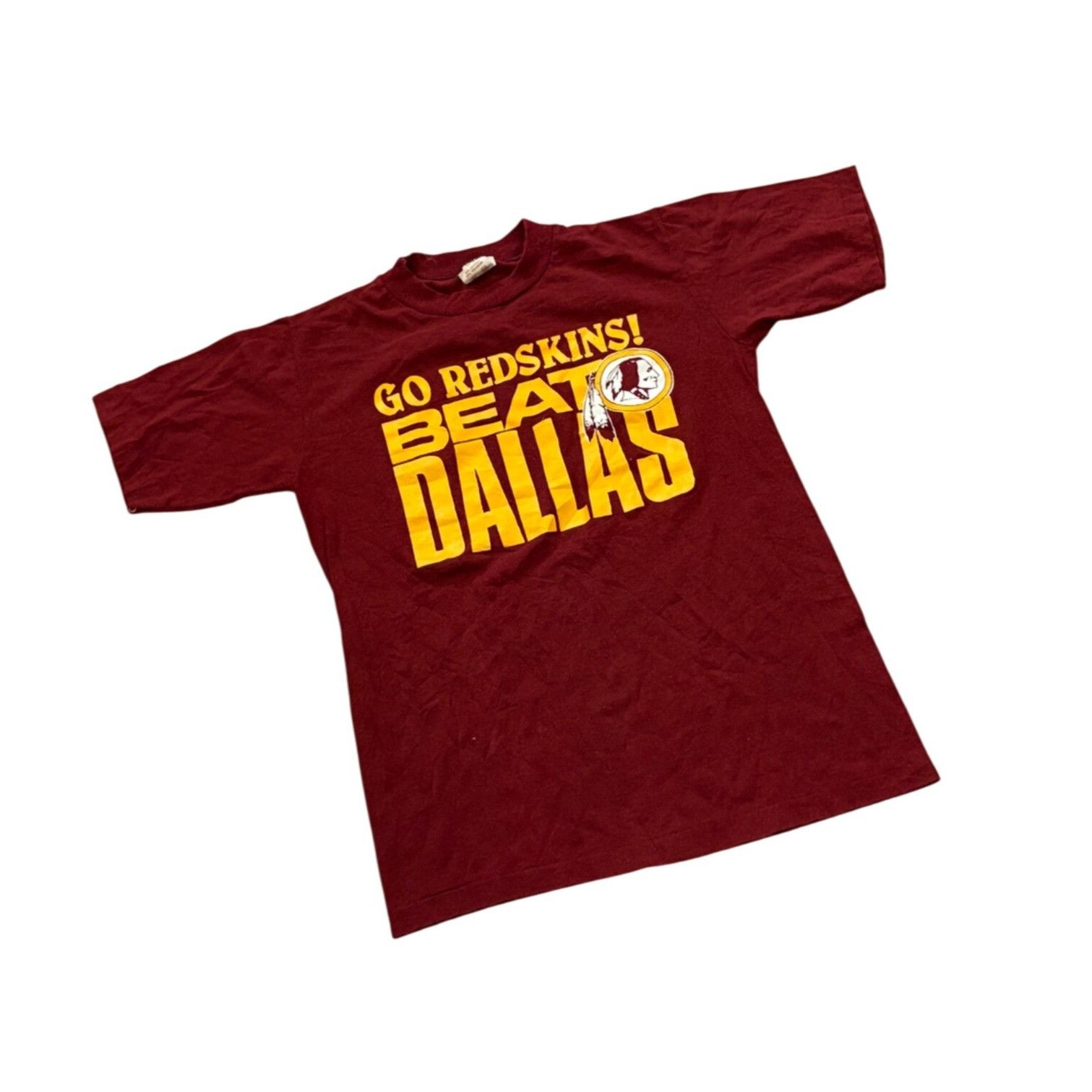 Logo 7 Vintage 1980's Washington Redskins Logo 7 Single Stitch T-Sh Size S / US 4 / IT 40 - 3 Thumbnail