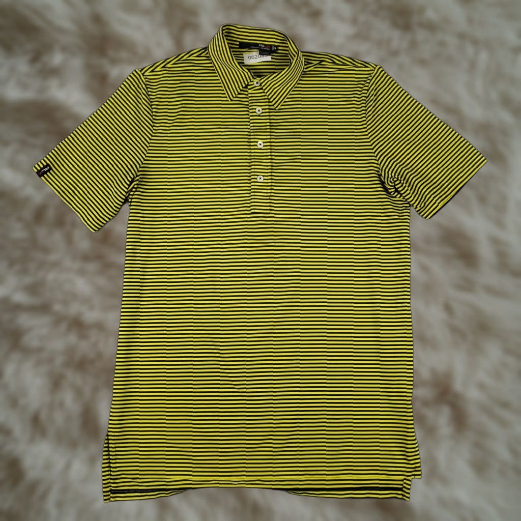 Ralph Lauren RLX Ralph Lauren Polo Shirt Mens M Stripe Green Golf Performance Stretch Shirt Size US M / EU 48-50 / 2 - 1 Thumbnail