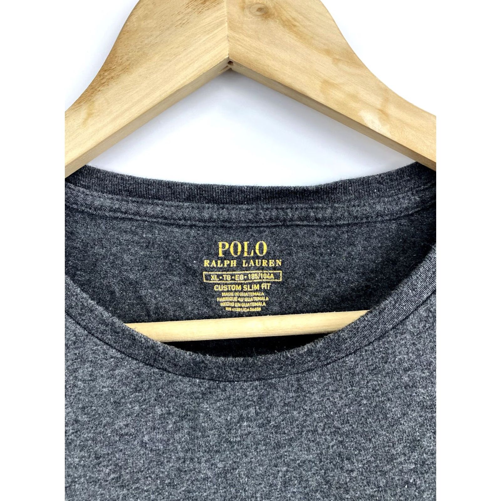 Polo Ralph Lauren VINTAGE Polo Ralph Lauren USA T-Shirt XL Gray Men, USA Theme, Retro Rare, Y2K, Polo Ralph Lauren, T-Shirt, Gray, XL, Men Size US XL / EU 56 / 4 - 5 Thumbnail