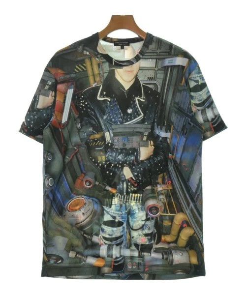Comme des Garcons Homme Plus T-Shirt all-over pattern polyester short sleeve Black x Gray Size US L / EU 52-54 / 3 - 1 Thumbnail