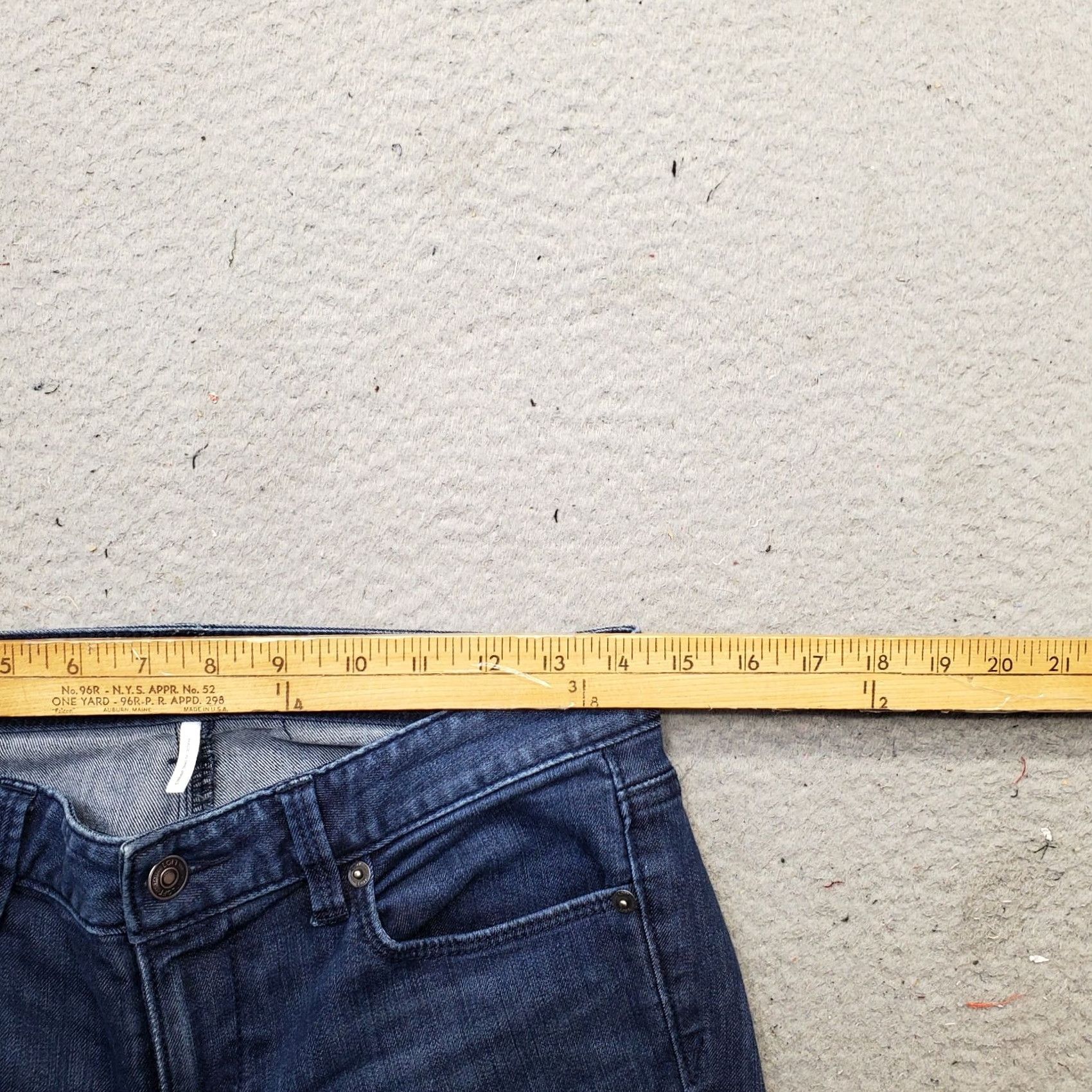 Loft LOFT Jeans Women 2 Flare Denim Blue Stretch 2/26 White Streetwear Modern Vintage N/A Size 26" / US 2 / IT 38 - 6 Thumbnail