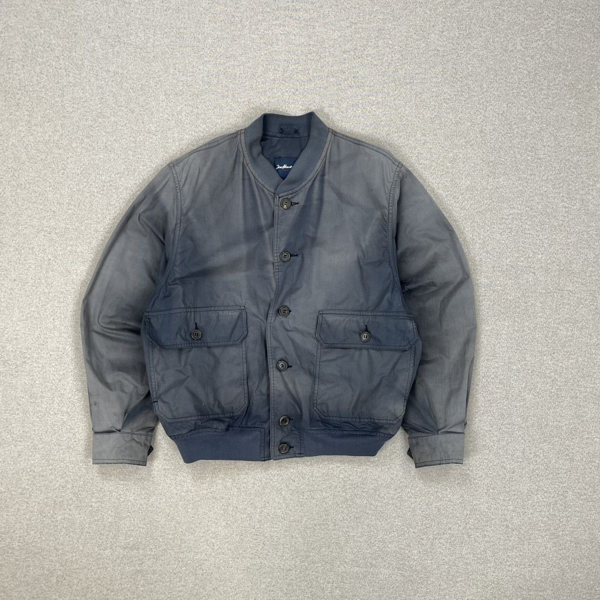 Japanese Brand × Vintage VINTAGE ULTRA FADED WASHED LIGHT BOMBER JACKET UNSOUNDRAGS Size US L / EU 52-54 / 3 - 3 Thumbnail