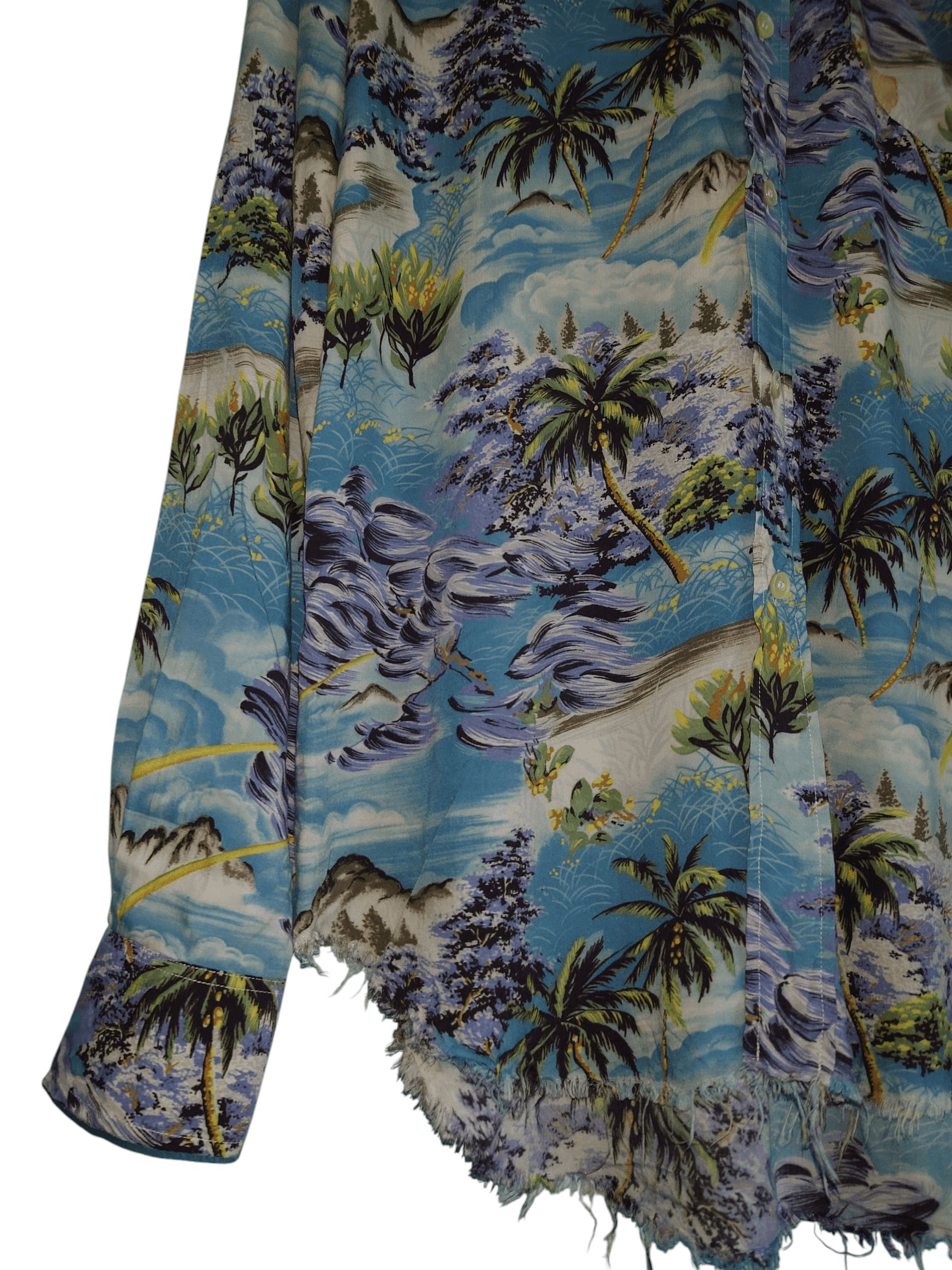 Saint Laurent Paris Saint Laurent Paris SS16 Surf Hawaiian Shirt Size 39 Size US M / EU 48-50 / 2 - 11 Thumbnail