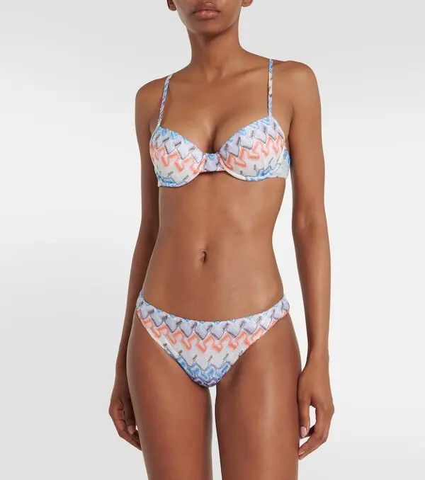 Missoni o1mle0425 Size: 44 IT / Classic Bikini Set With Blue Bas Size ONE SIZE - 2 Thumbnail