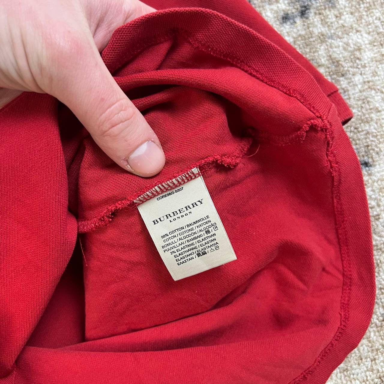 Burberry Burberry Big Logo Luxury Polo T-Shirt Streetwear Style Size S / US 4 / IT 40 - 5 Thumbnail