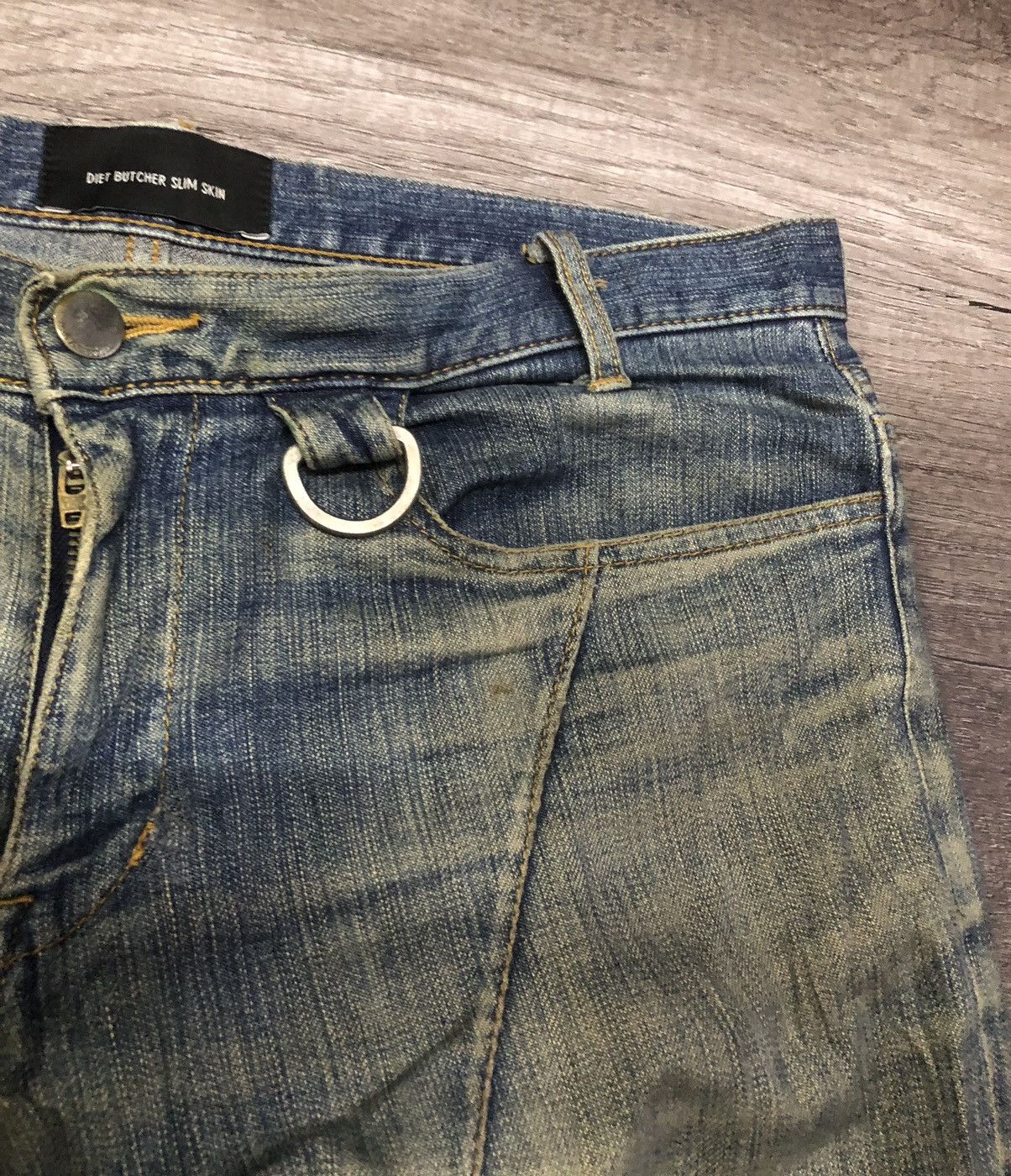 Designer × Diet Butcher Slim Skin VINTAGE DIET BUTCHER SLIM SKIN DENIM JEANS (UNISEX) Size US 33 - 13 Thumbnail