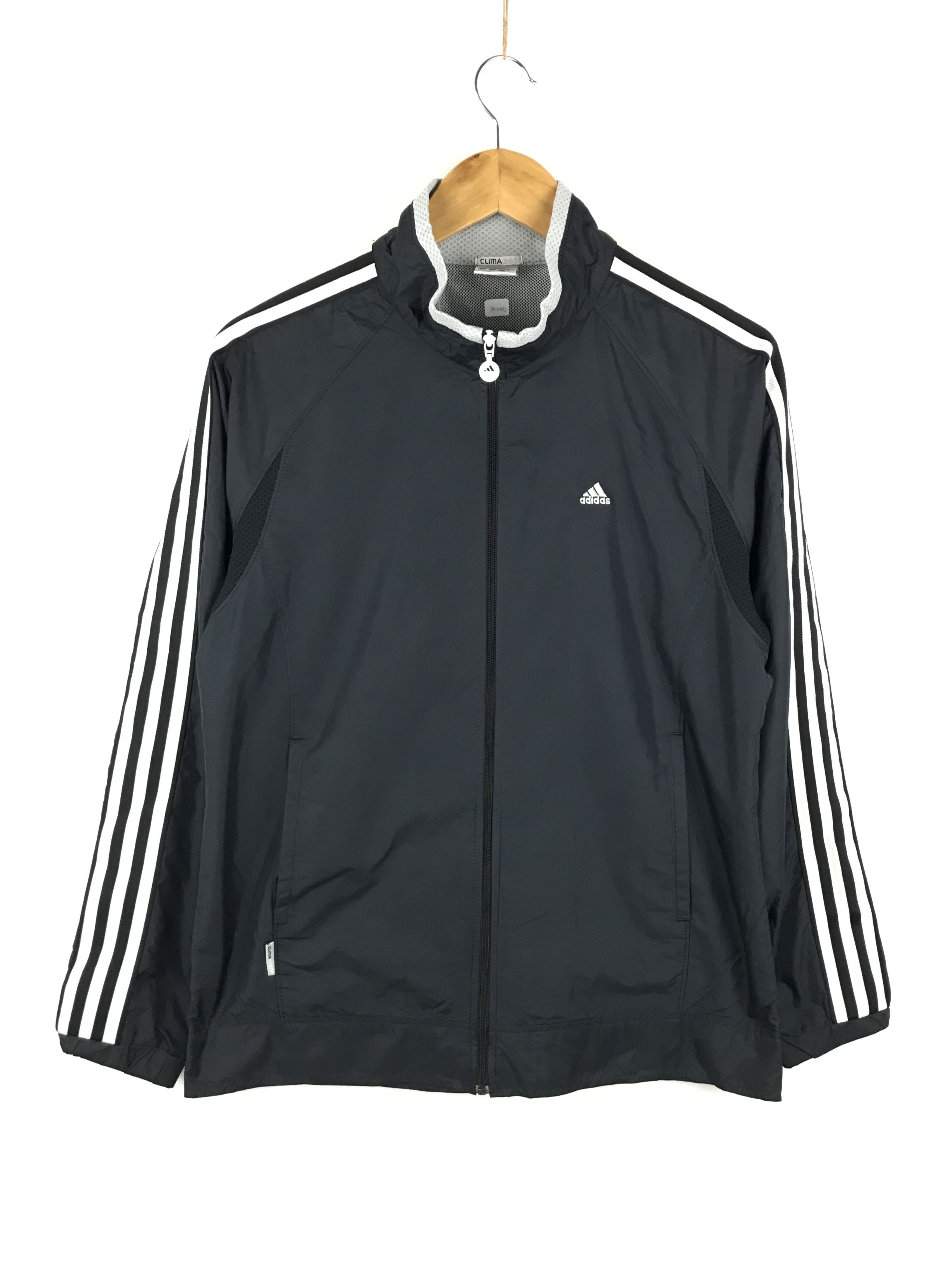 Vintage Adidas 3 Stripes Windbreaker Jacket