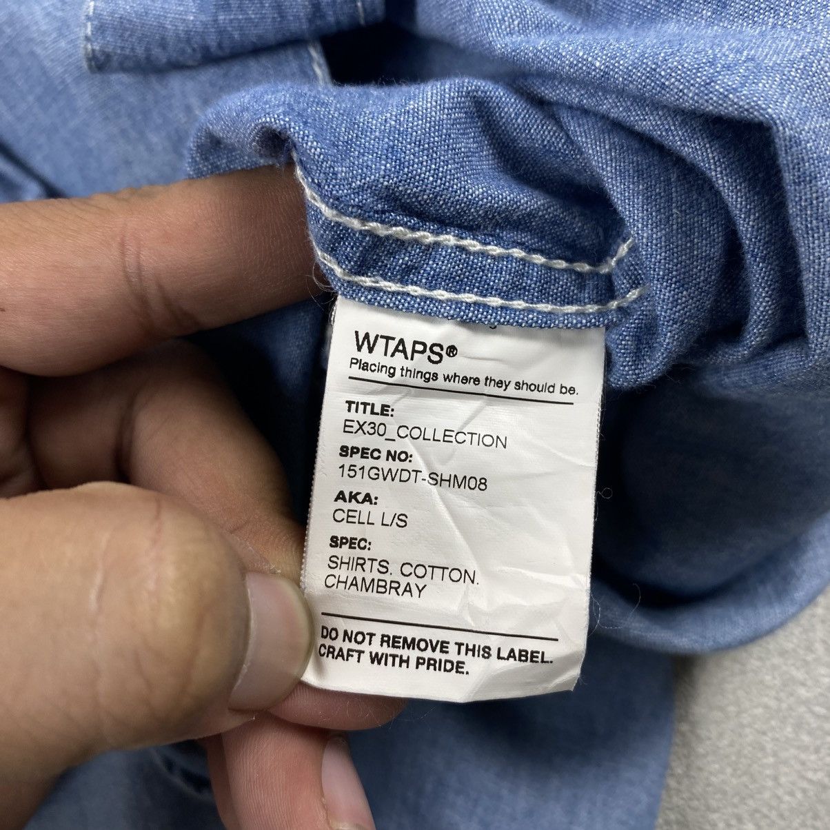Wtaps WTAPS Cell L/S Shirt Size US L / EU 52-54 / 3 - 7 Thumbnail