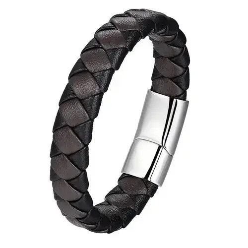 Jewelry Genuine Leather Bracelet Size ONE SIZE - 3 Thumbnail