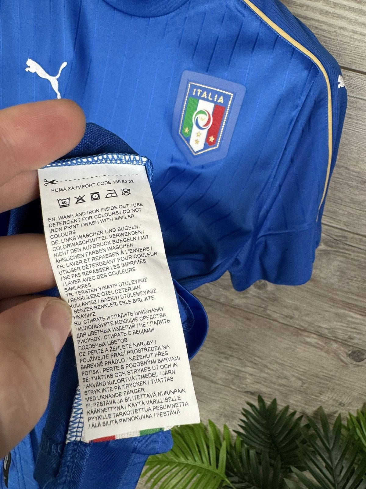 Puma × Vintage PUMA SOCCER JERSEY ITALY 🇮🇹 SIZE M Size US M / EU 48-50 / 2 - 9 Thumbnail