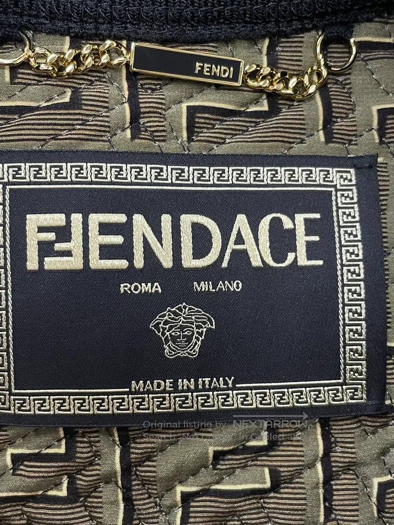 Fendi Fendi X Versace Collaboration Show Model Real Silk Chain P Size XS / US 0-2 / IT 36-38 - 4 Thumbnail