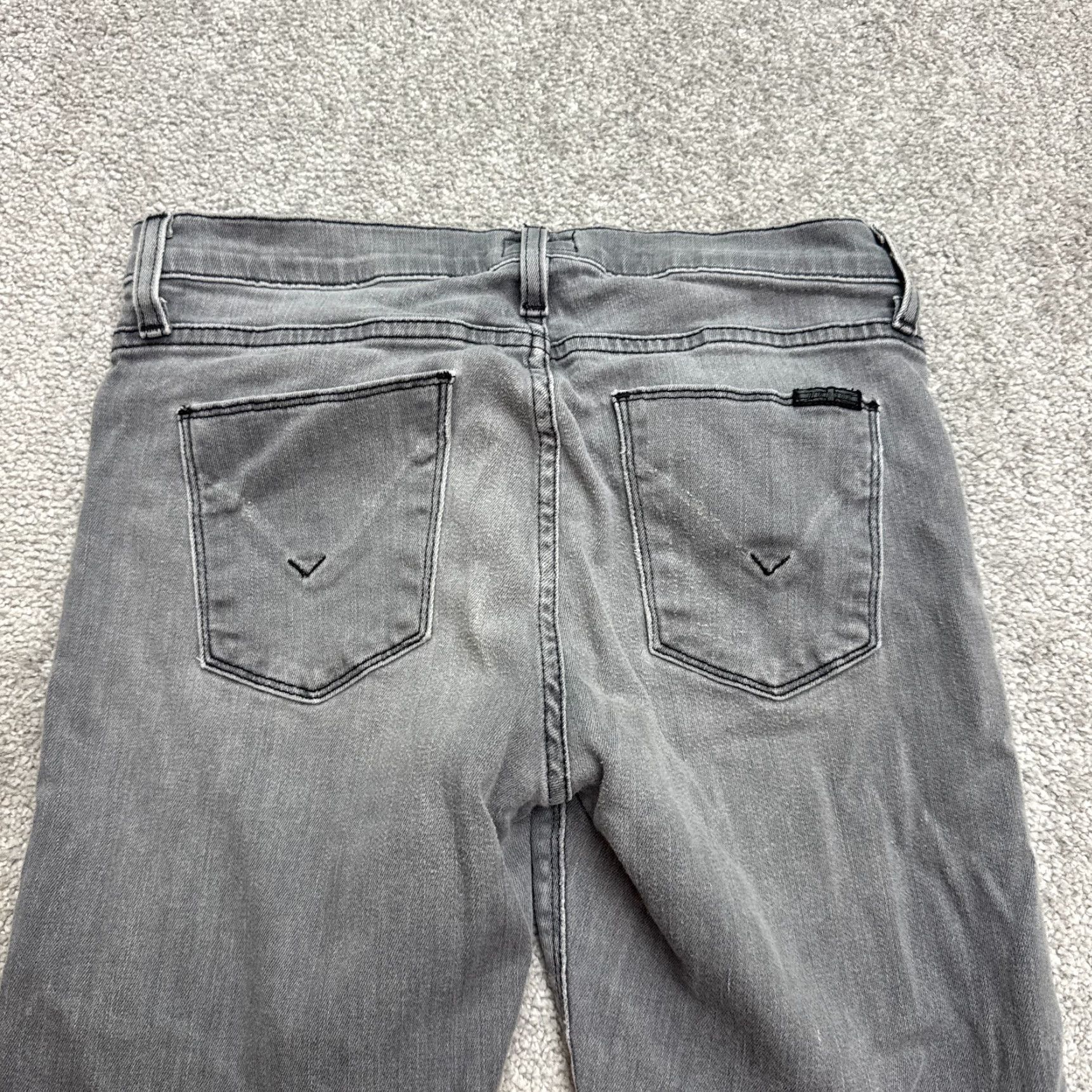 Hudson Hudson Nico Denim Jeans Womens 27 Gray Stone Wash 28x29 Mid Skinny City Streetwear Size 27" / US 4 / IT 40 - 6 Thumbnail