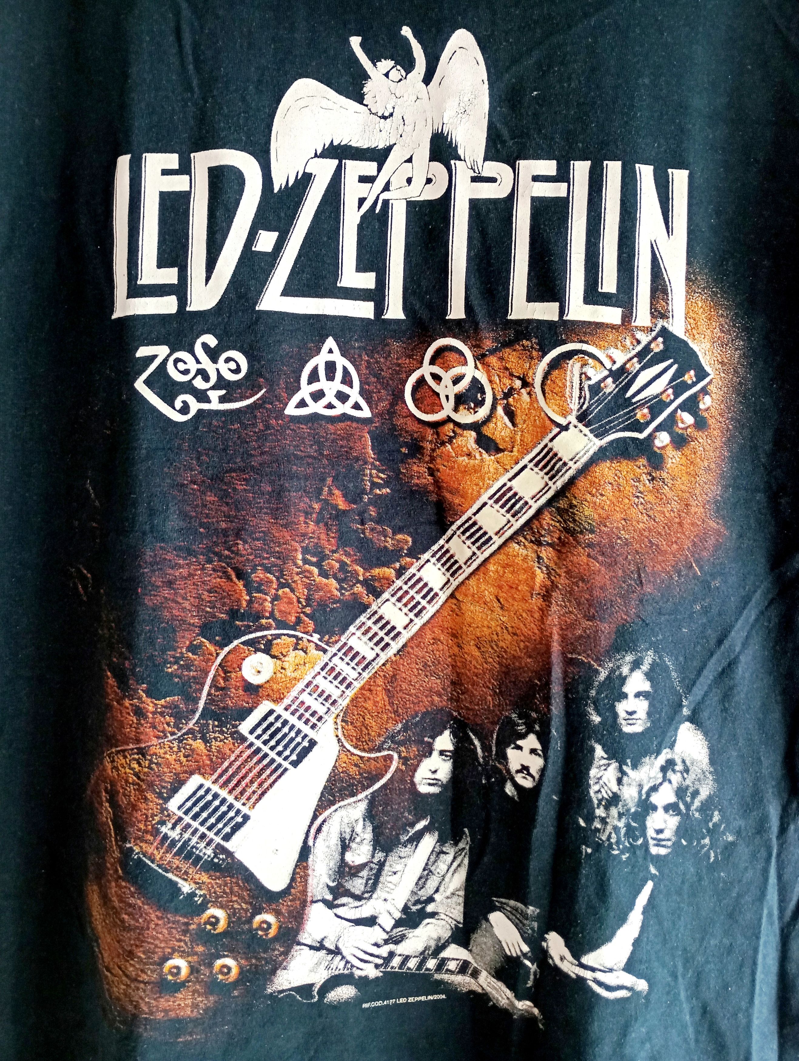Led Zeppelin Vintage Led Zeppelin 2004 Band Punk Single Stitch Tshirt XL Size US XL / EU 56 / 4 - 3 Thumbnail