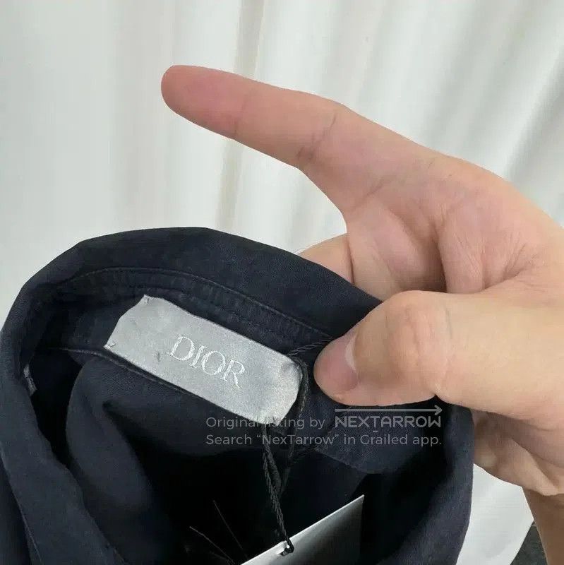 Dior Dior Black Short Sleeve Shirt with Logo . Size US S / EU 44-46 / 1 - 5 Thumbnail