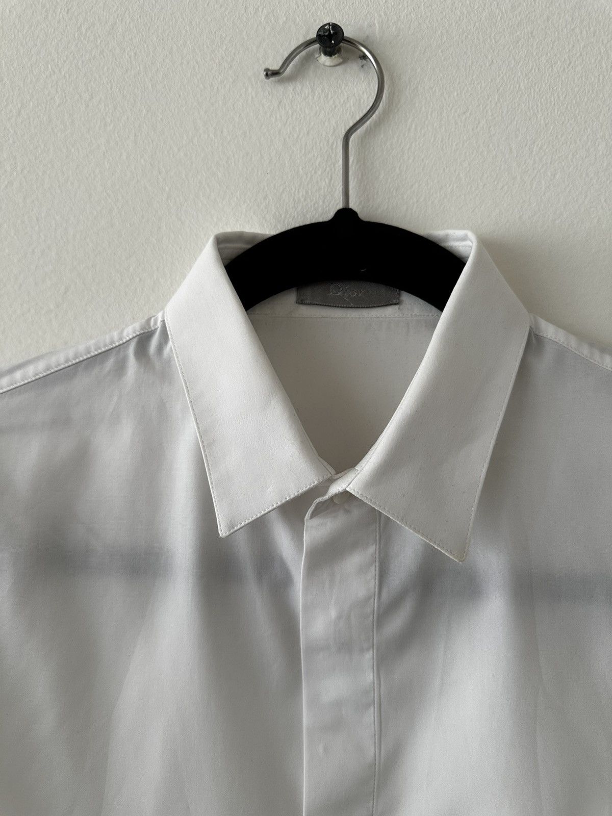 Dior SS06 White Cotton Poplin Shirt Bee Embroidery sz 37 Size US S / EU 44-46 / 1 - 3 Thumbnail