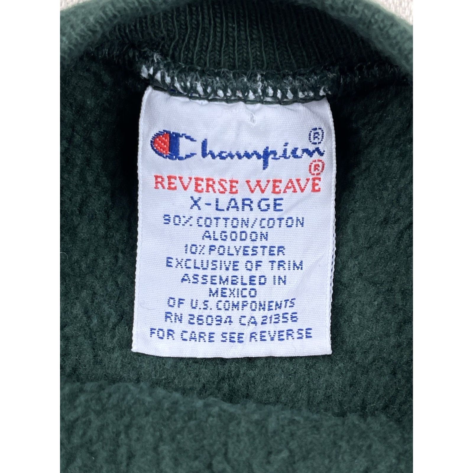 Champion VINTAGE Champion Sweatshirt Reverse Weave Sigma Phi Epsilon Fraternity XL Green 90s USA Mens Regular Pullover Reversible Size US XL / EU 56 / 4 - 2 Thumbnail