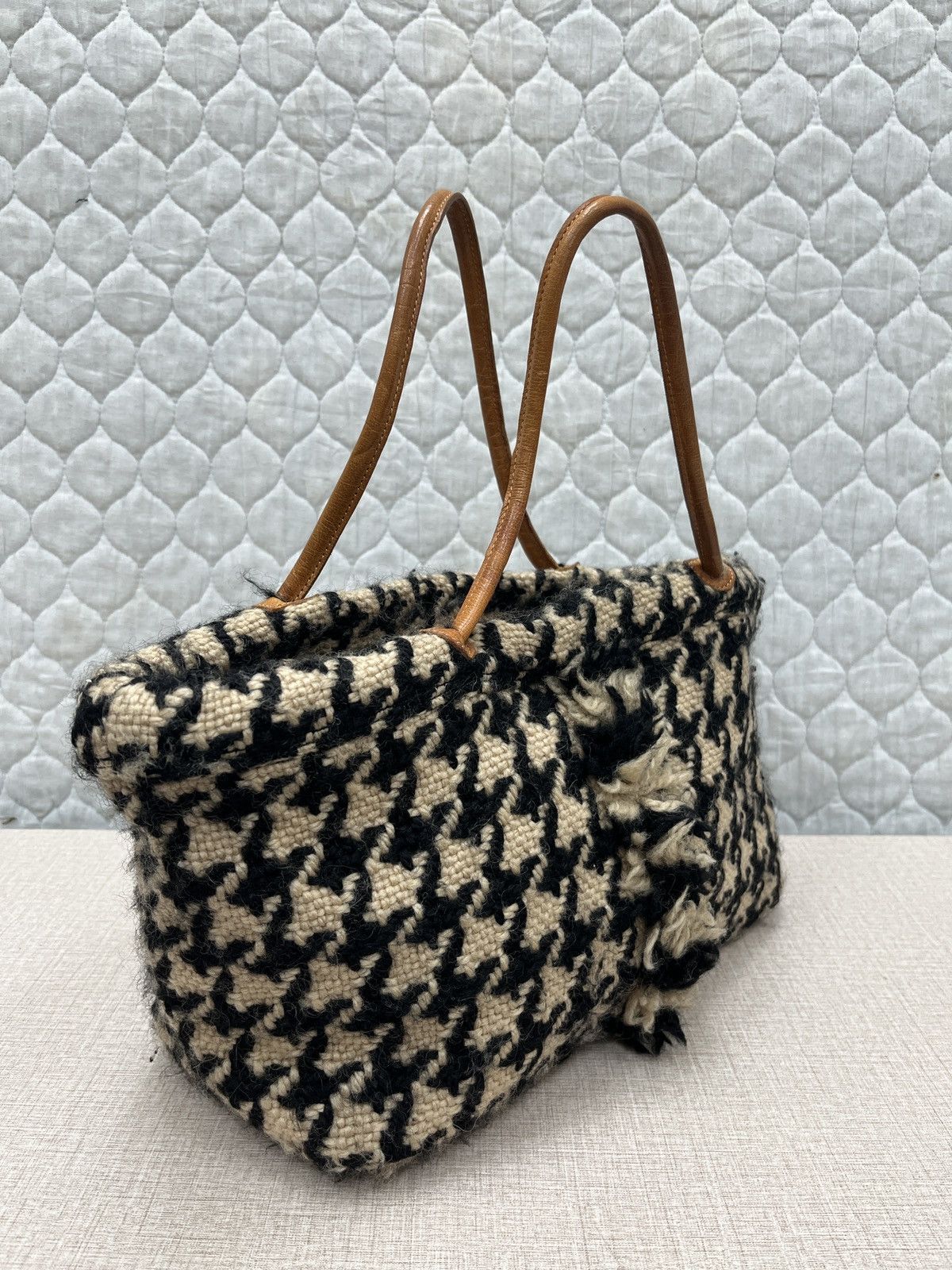 Tsumori Chisato 🔥🔥🔥ARCHIVE TSUMORI CHISATO ISSEY MIYAKE TWEED BAGS Size ONE SIZE - 8 Thumbnail