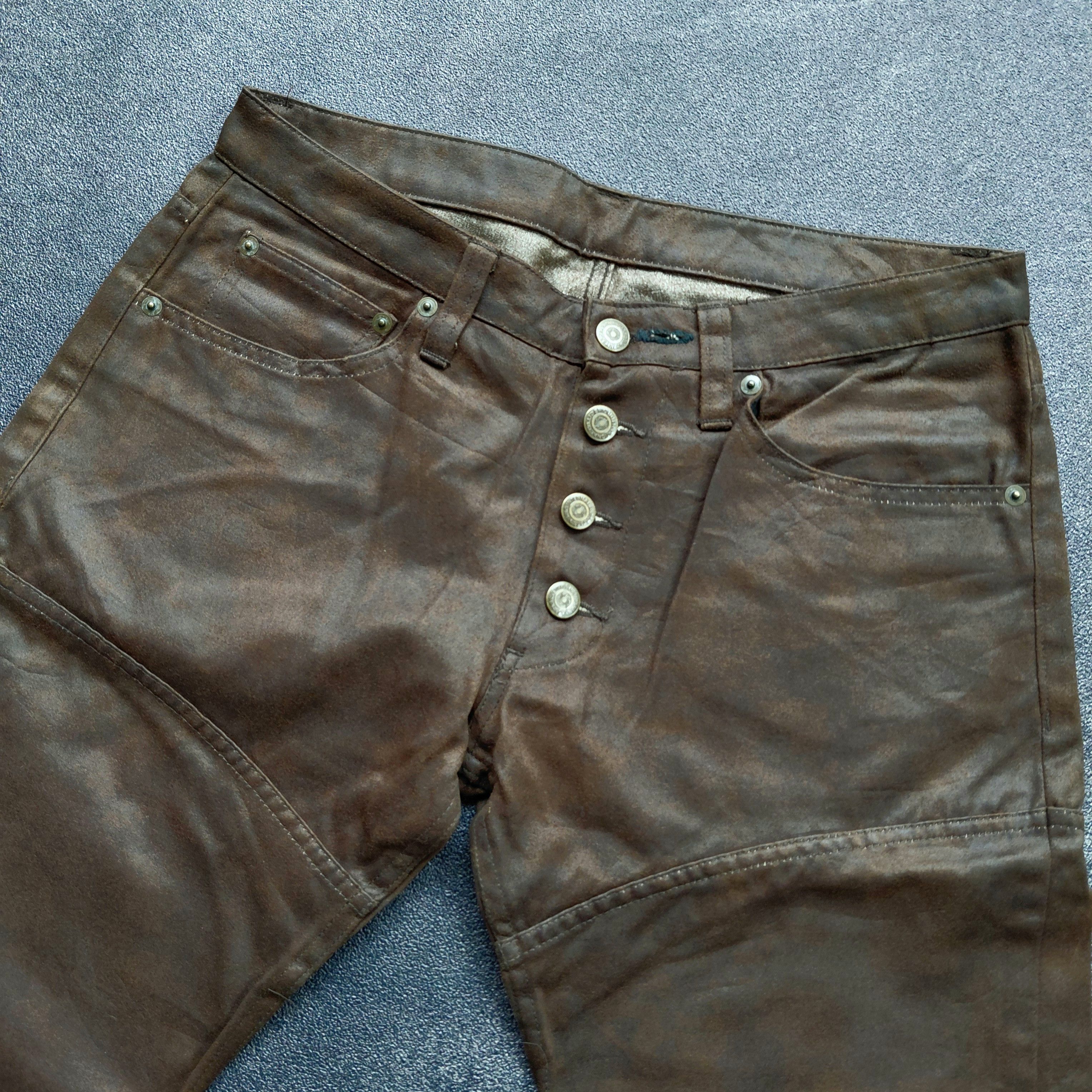 Tornado Mart Tornado Mart Botton Fly Pleated Knee Short Pants Size US 31 - 3 Thumbnail