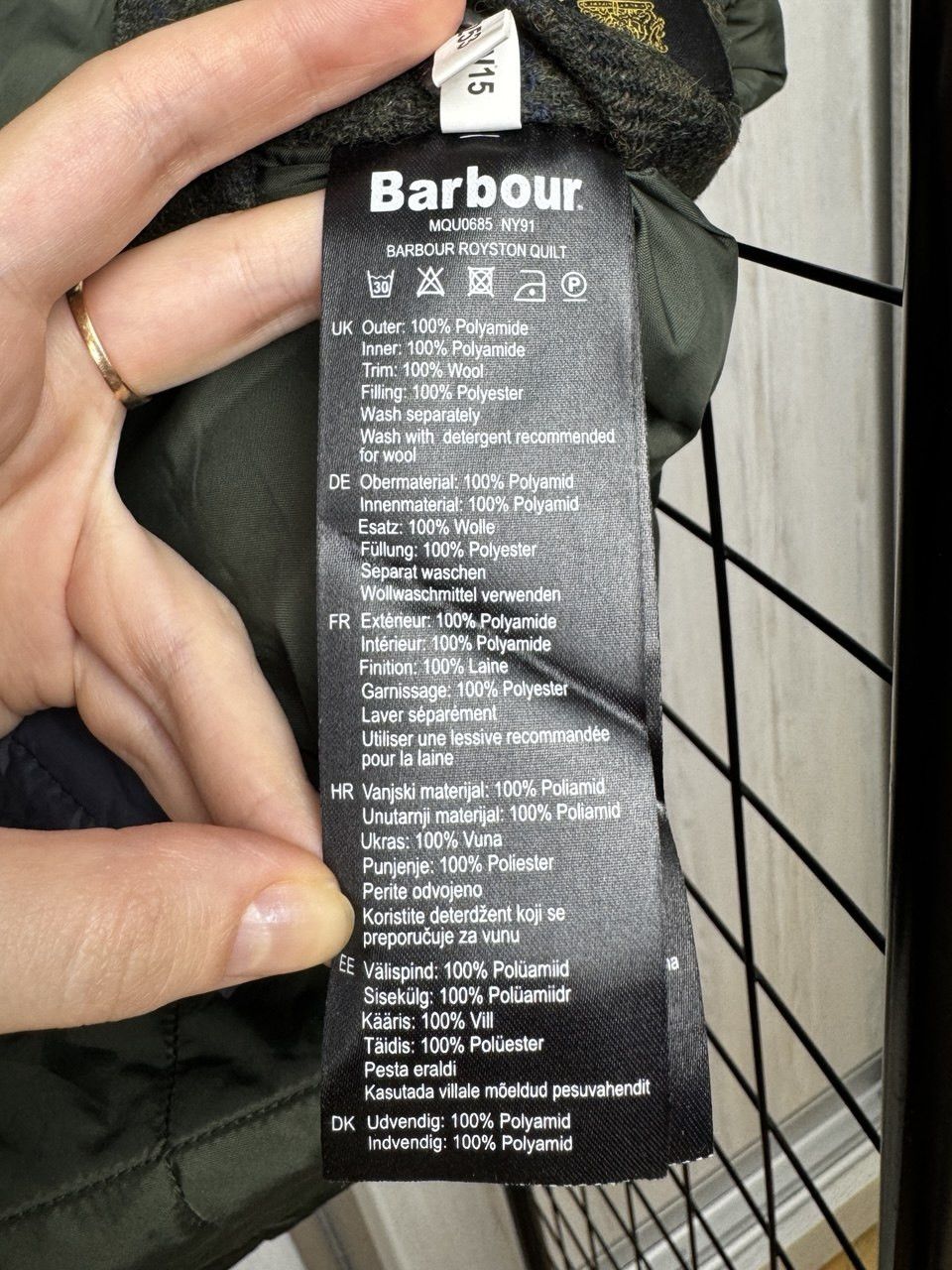 Barbour Barbour x Moon Luxury Fabric Royston Quilted jacket Size US XL / EU 56 / 4 - 12 Thumbnail