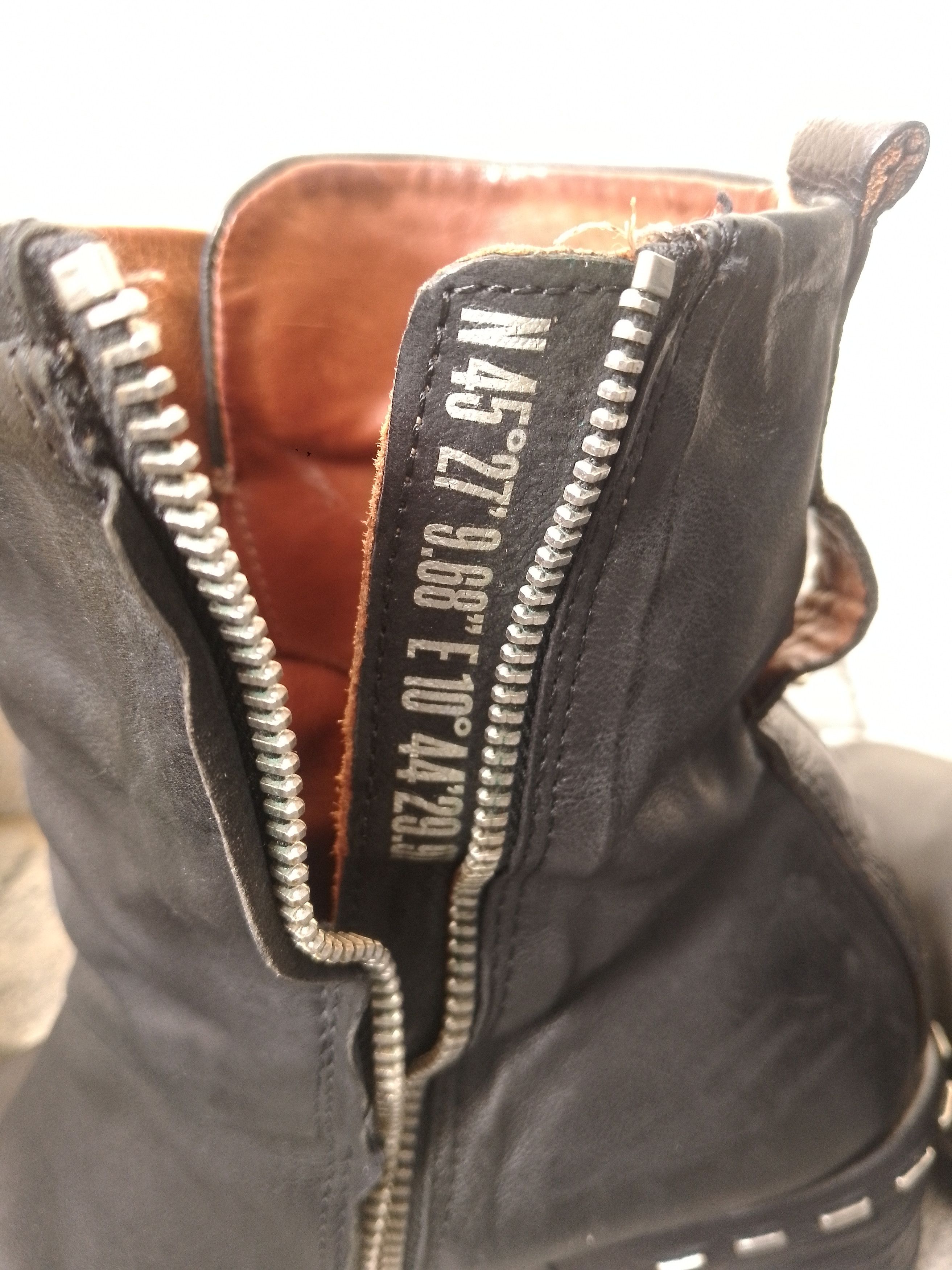 A.S.98 AS 98 BIKER ANKLE BOOTS Size US 9 / IT 39 - 10 Thumbnail