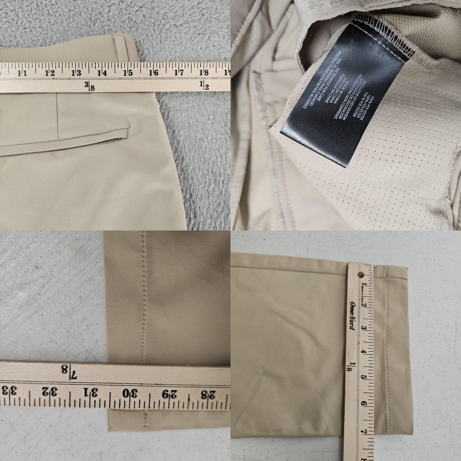 Banana Republic Banana Republic Mens Pants 30x31 Beige Performance Stretch Chino Casual Tech Size US 30 / EU 46 - 8 Thumbnail