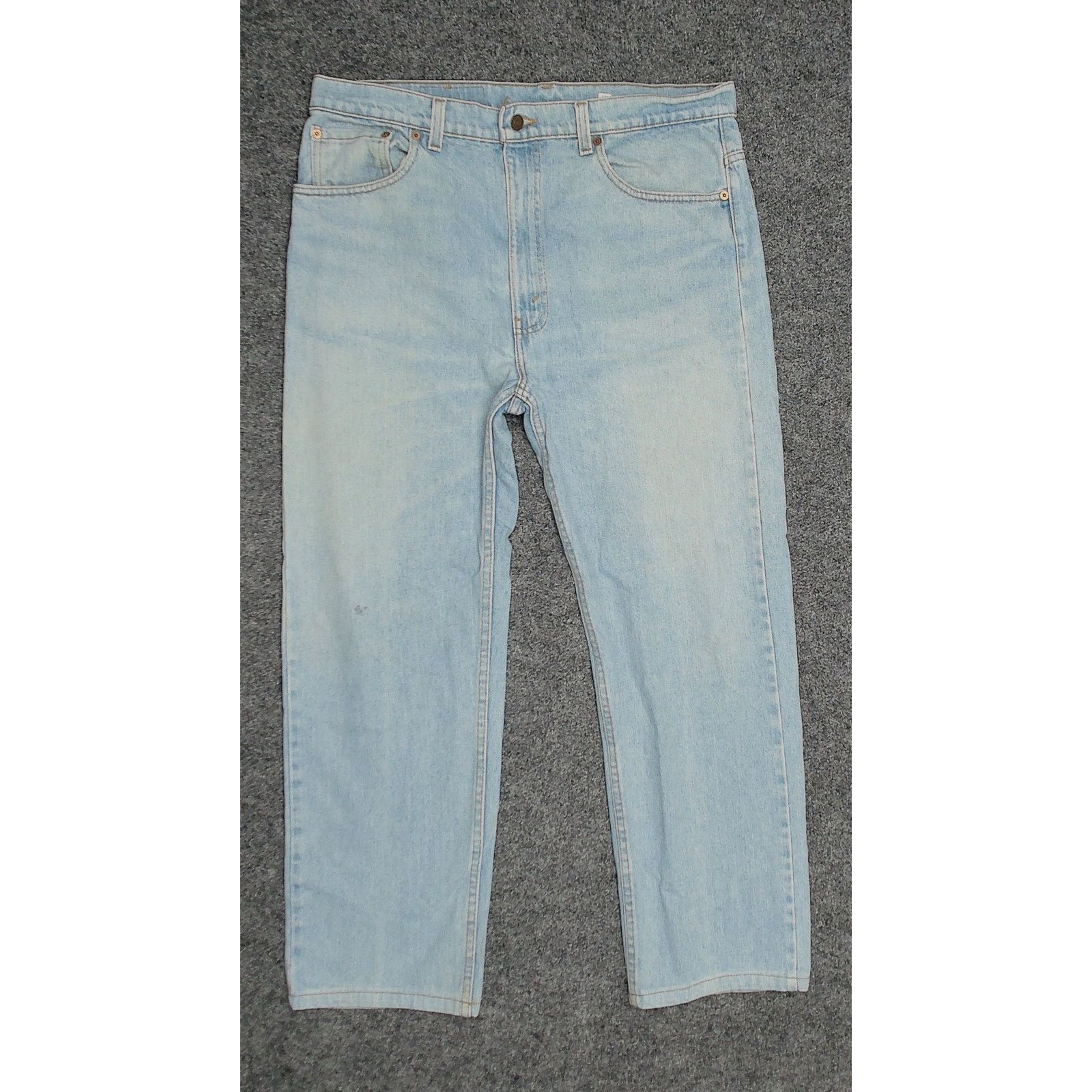 Levi's Vintage 90s Levi's 505 Light Stonewash Faded Baggy Fit USA Size 38" / US 16 / IT 52 - 3 Thumbnail