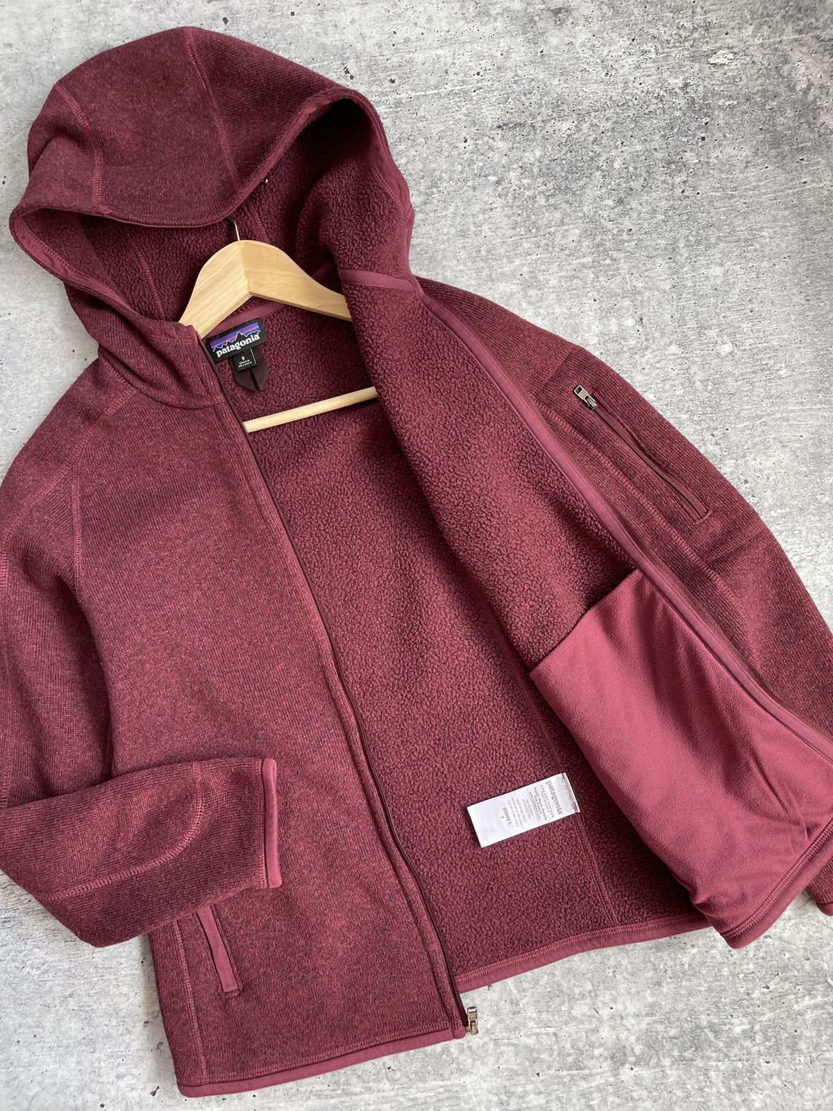 Patagonia Patagonia Women’s Fleece Hoodie Jacket Burgundy Size S Size S / US 4 / IT 40 - 11 Thumbnail