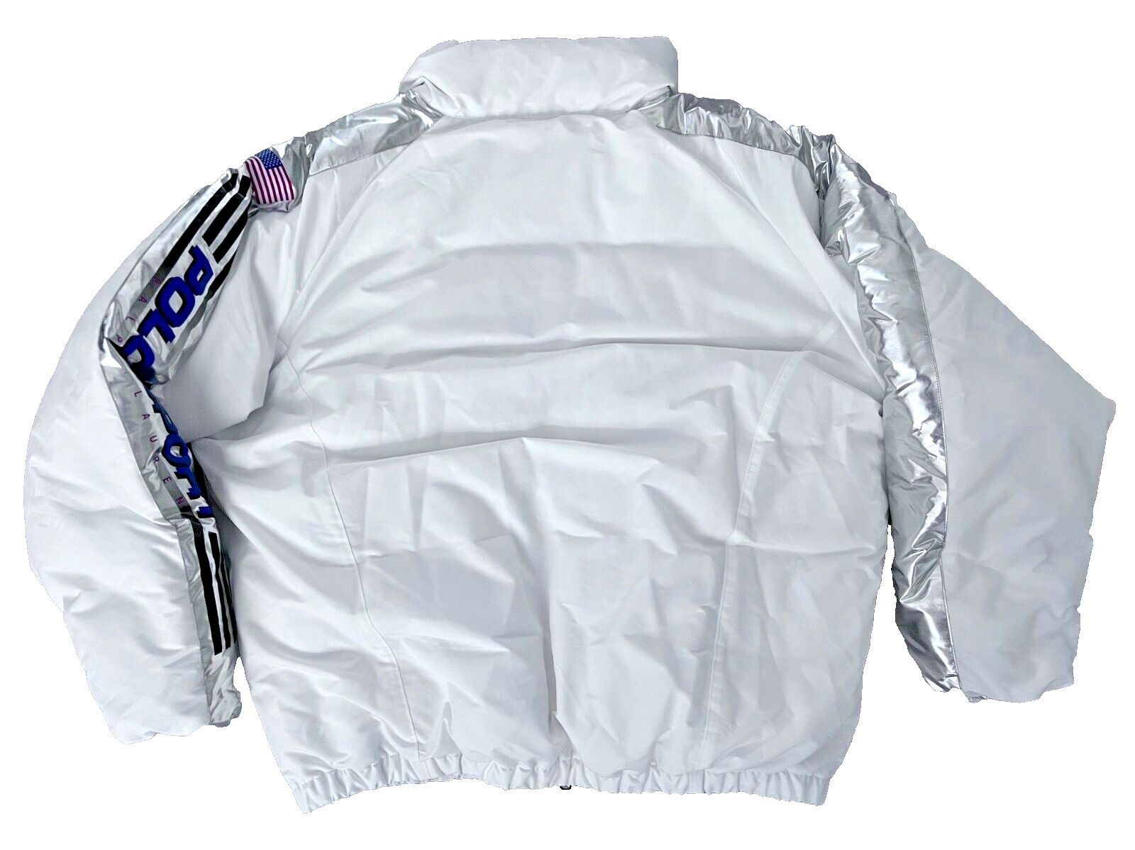 Polo Ralph Lauren Polo Ralph Lauren Sport Ski Puffer White Silver ( M ) Size M / US 6-8 / IT 42-44 - 4 Thumbnail