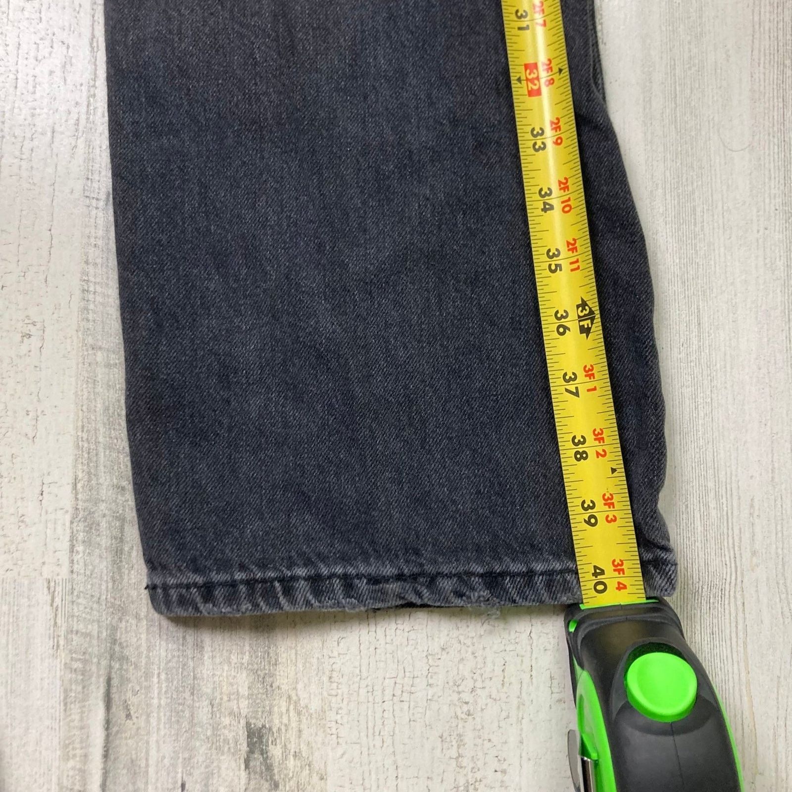 Aeropostale Aeropostale Ripped Black 90s Baggy Ripped Jeans Size US 31 - 6 Thumbnail