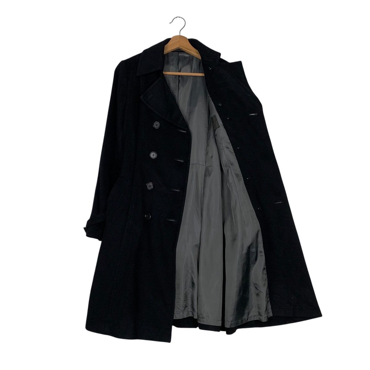 Japanese Brand Kiyoko Takase Japanese Designer Double Breasted Coat Size S / US 4 / IT 40 - 9 Thumbnail