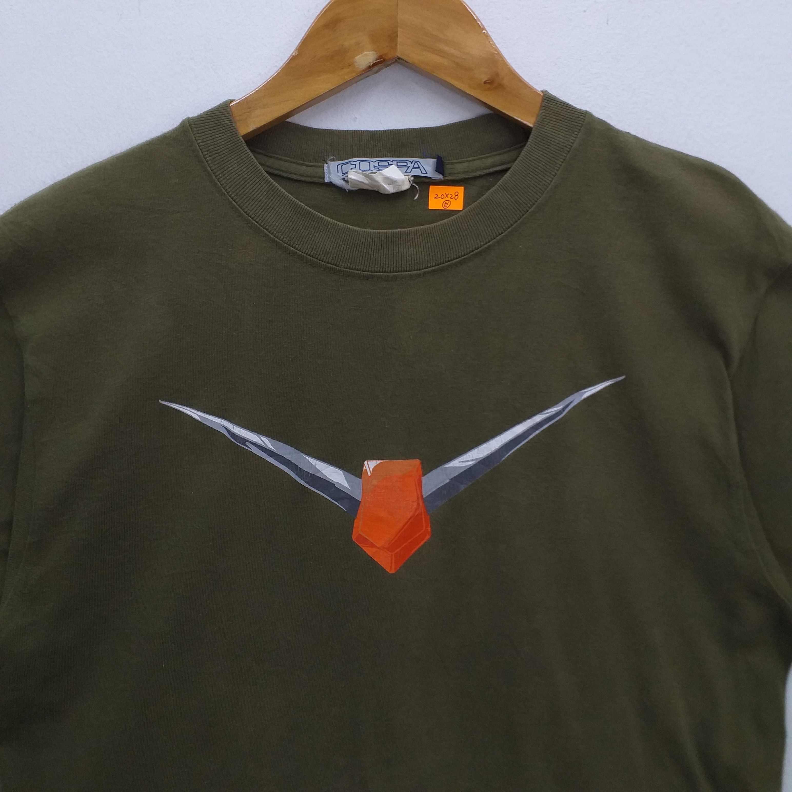 Anime Vintage 90s Anime Gundam Sieg Zeon by Cospa Tee -E007 Size US M / EU 48-50 / 2 - 2 Thumbnail