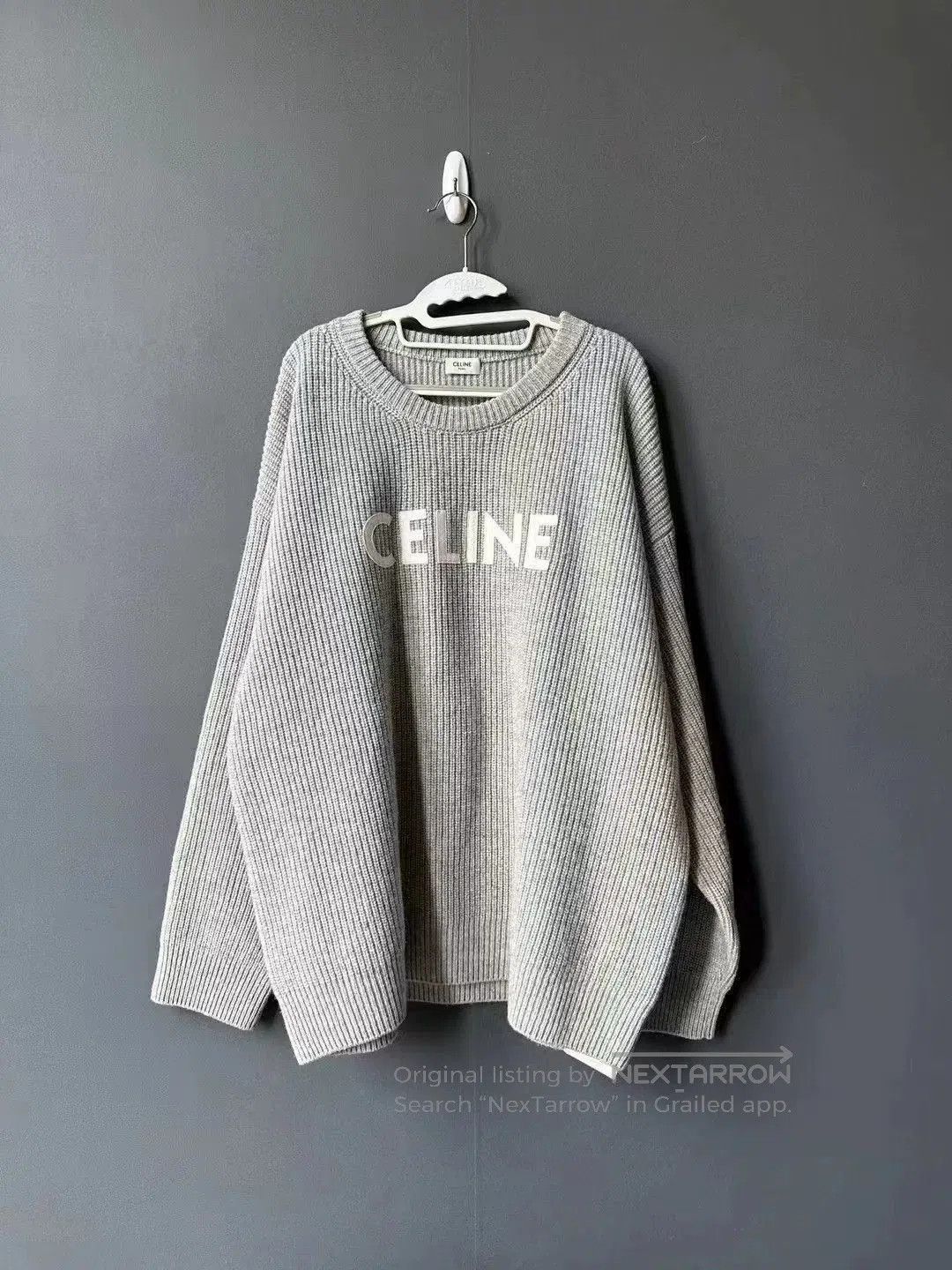 Celine Celine Gray Sweater. Size US XXL / EU 58 / 5 - 1 Thumbnail