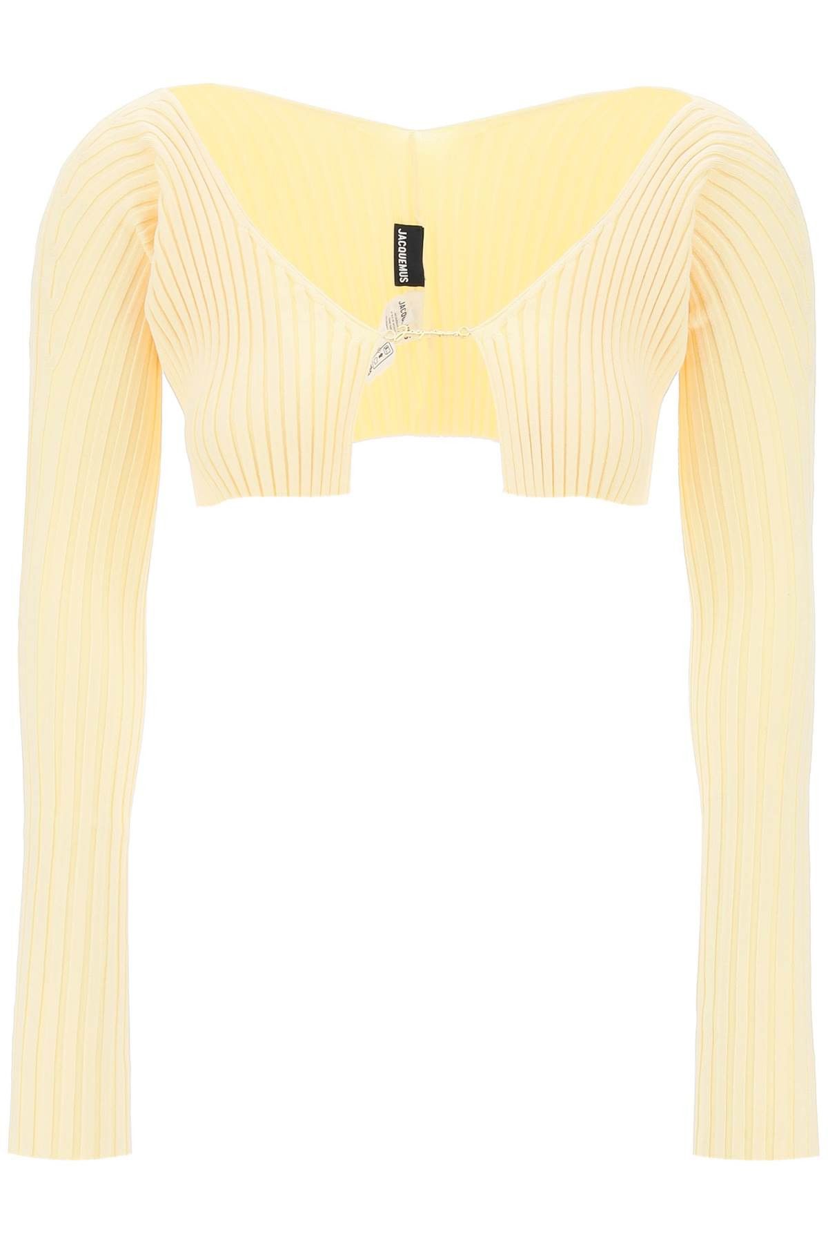 image of Jacquemus La Maille Pralù Micro Cardigan, Women's (Size Small)