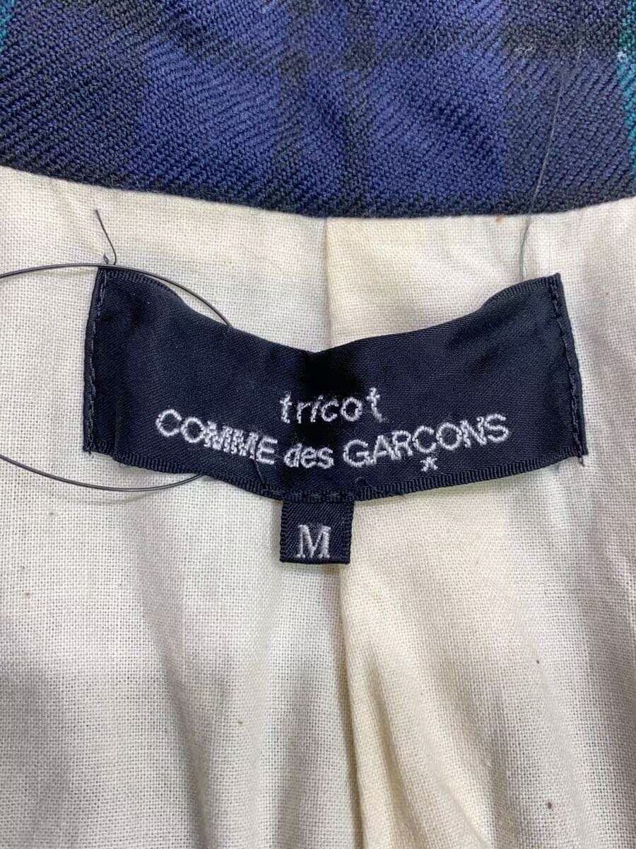 Comme des Garcons Frayed Seam Plaid Wool Tailored Jacket Size M / US 6-8 / IT 42-44 - 4 Thumbnail