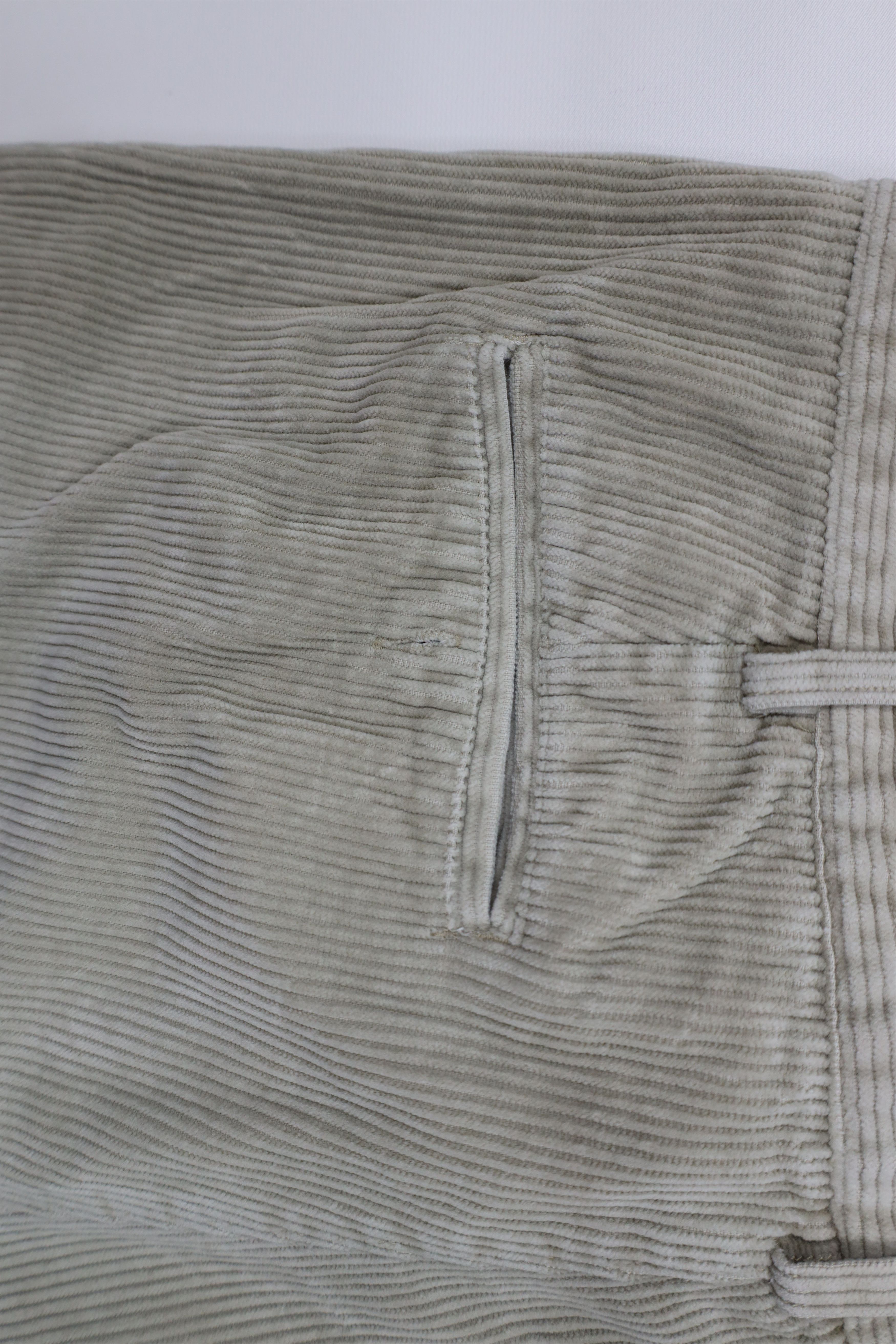 Gap Vintage 90s Gap Relaxed Cuffed Wide Leg Corduroy Pants Gray Size US 36 / EU 52 - 12 Thumbnail
