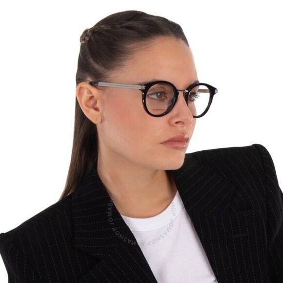 Givenchy 🕶️ New Givenchy GV50013U 001 Eyeglasses - Shiny Black Size ONE SIZE - 3 Thumbnail