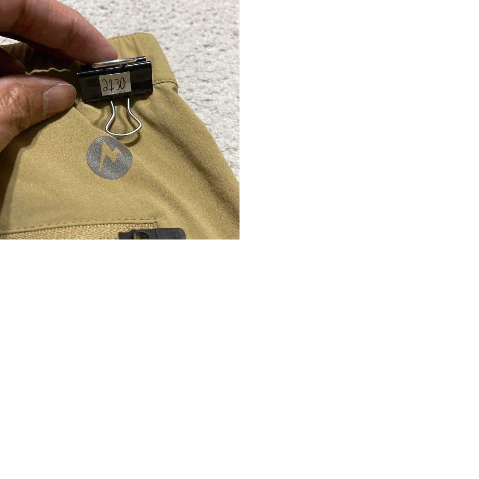 Marmot Marmot Womens Pants Beige Mid Straight Nylon Spandex Belted Pockets Logo 8 B Size 30" / US 8 / IT 44 - 9 Thumbnail