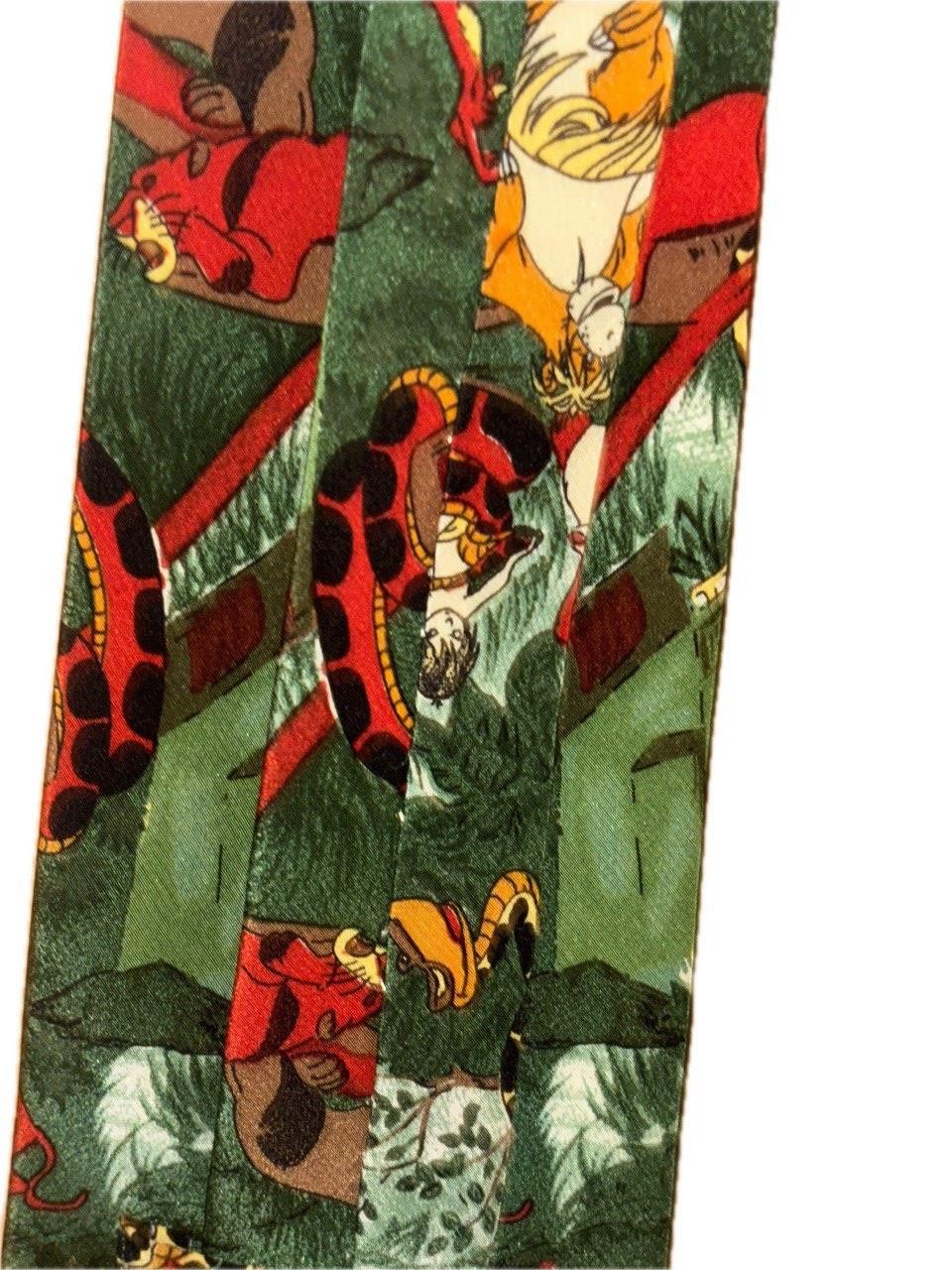 Disney Disney Mowgli silk tie, made in Italy, vintage Size ONE SIZE - 13 Thumbnail