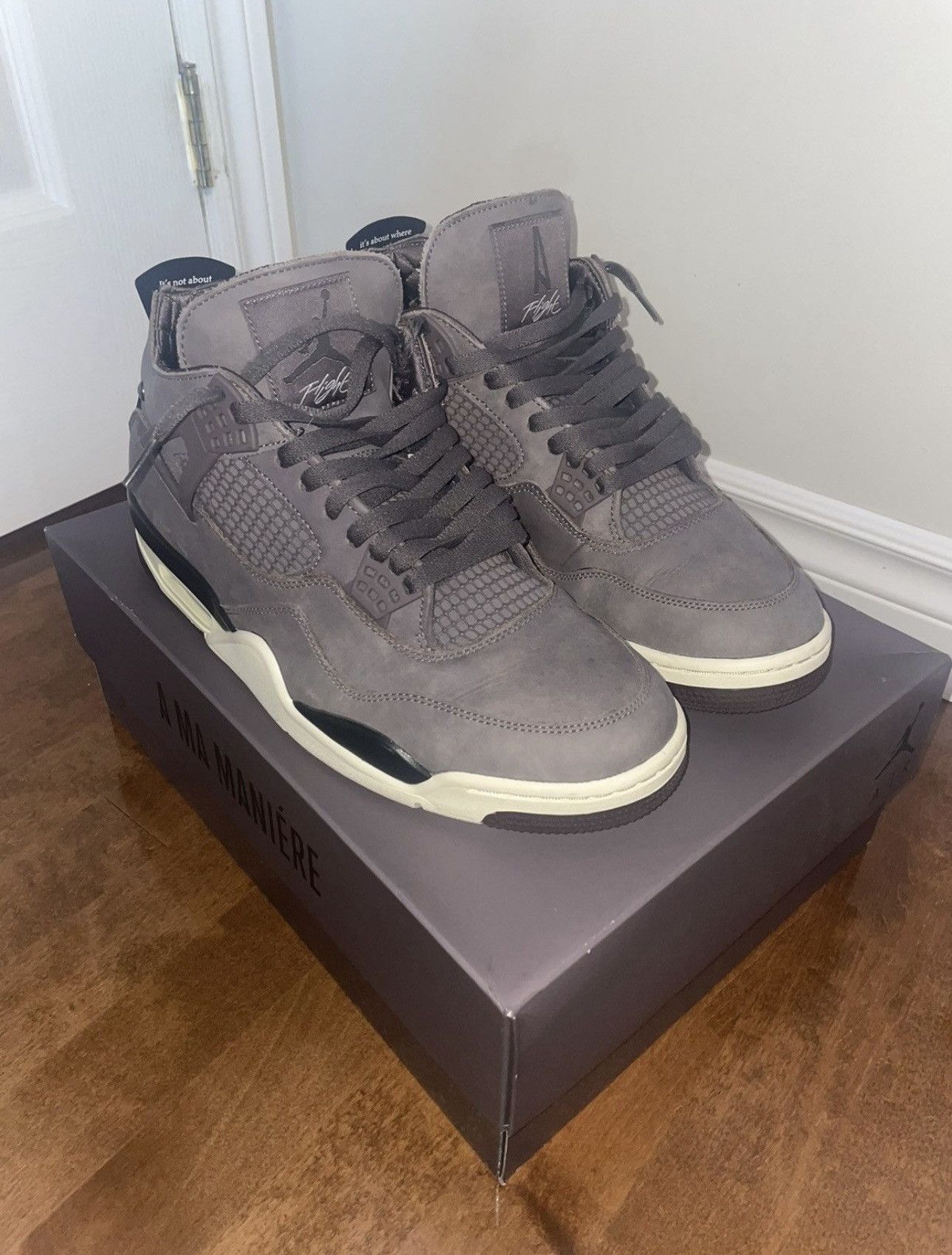 A Ma Maniere × Jordan Brand Jordan 4 Retro SP A Ma Maniére Violet Ore Size US 13 / EU 46 - 1 Thumbnail