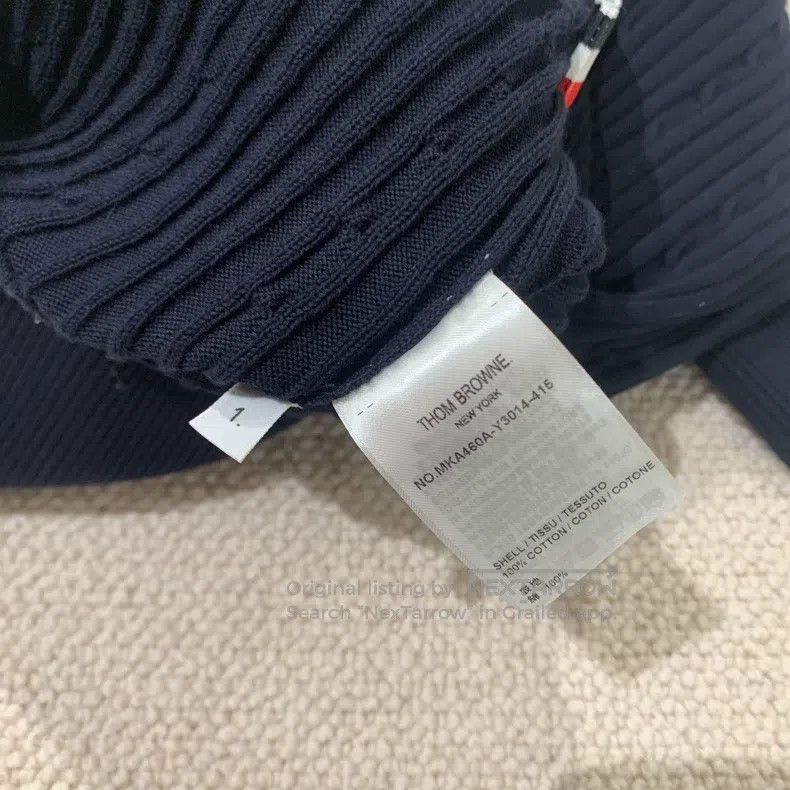 Thom Browne Thom Browne Blue and green cashmere sweater Size US S / EU 44-46 / 1 - 3 Thumbnail