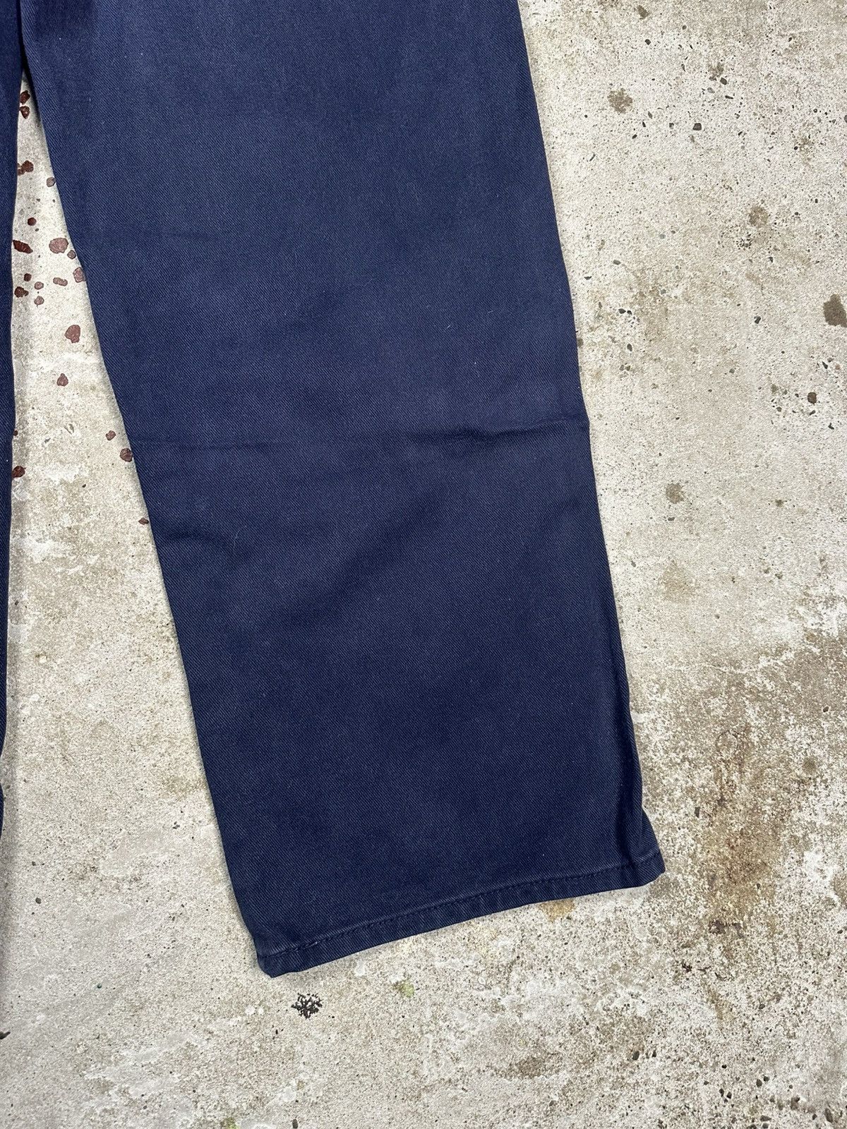 Carhartt × Vintage Vintage Y2K Carhartt Style Navy Double Knee Denim Pants Jean Size US 32 / EU 48 - 9 Thumbnail