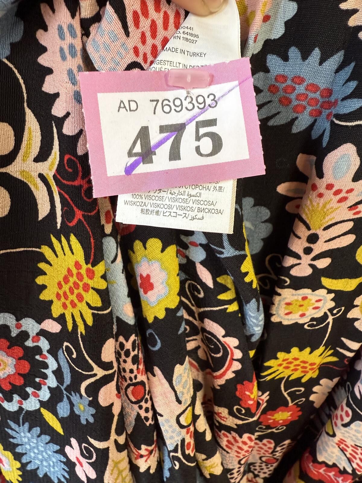 Other Boden Multi Folklore Floral Long Sleeve Tiered Maxi Dress Size XL / US 12-14 / IT 48-50 - 3 Thumbnail