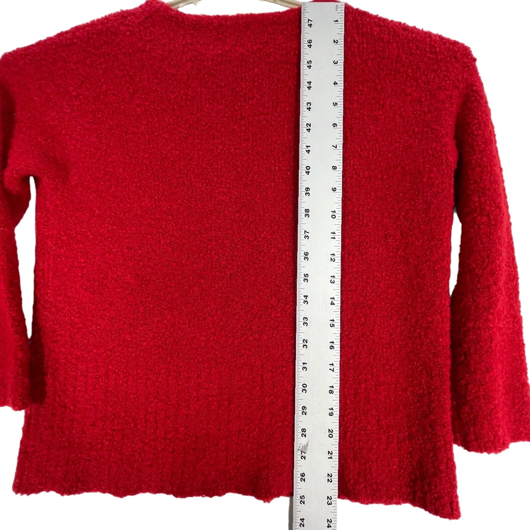 J. Jill J. Jill Sweater Petite S Red Wool Acrylic Nylon Long Sleeve Pullover Women Size S / US 4 / IT 40 - 5 Thumbnail